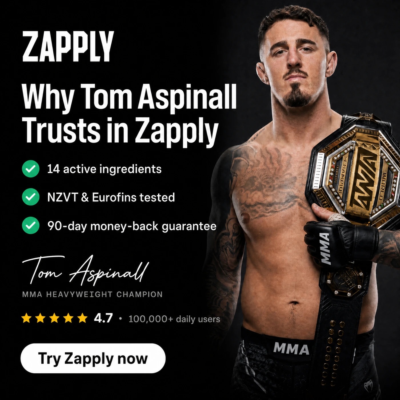 Tom Aspinall Facebook ad