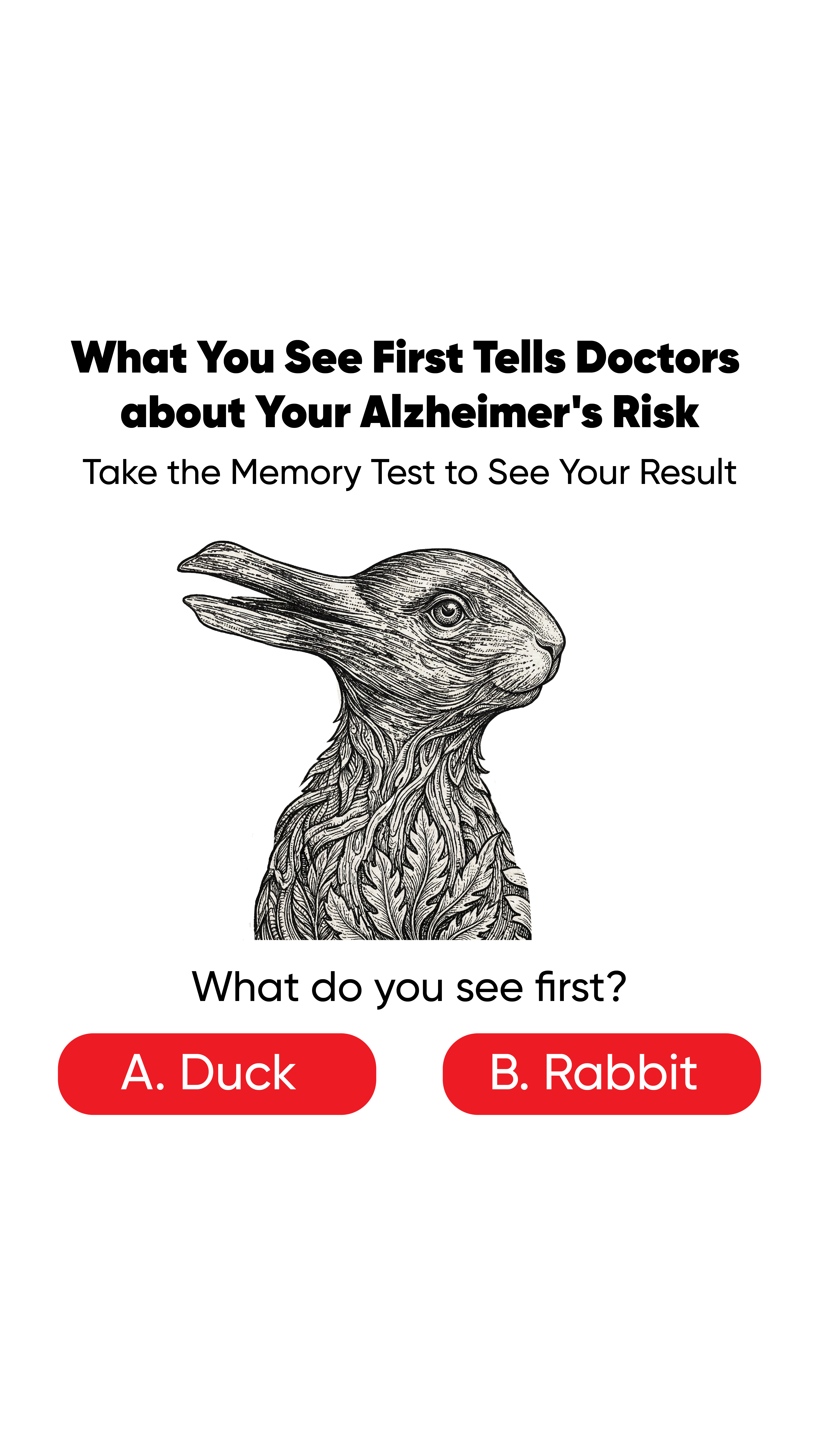 Brain Health Check Facebook ad