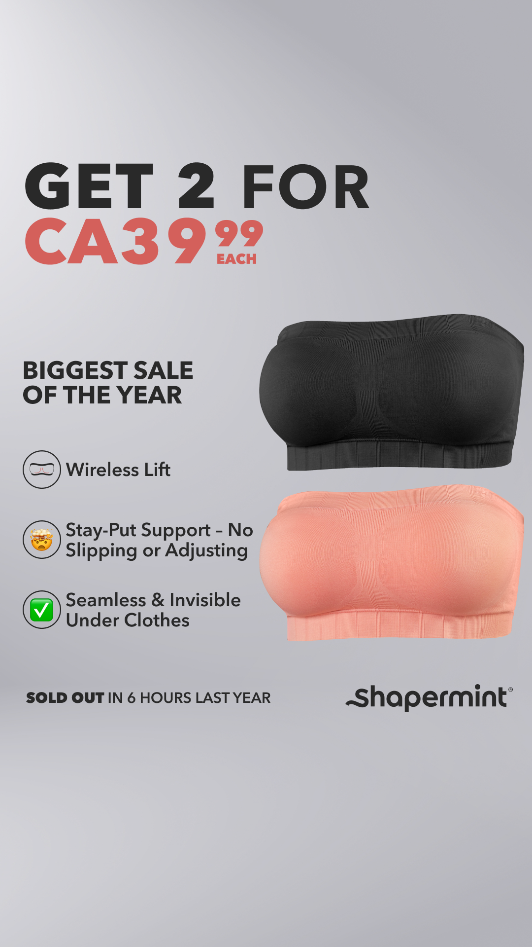 Shapermint Facebook ad