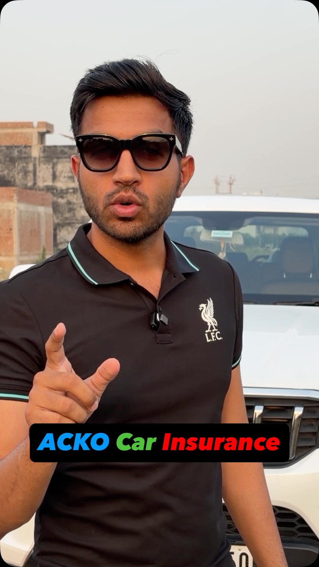 ACKO Facebook ad: Most of us choose car insurance based on…