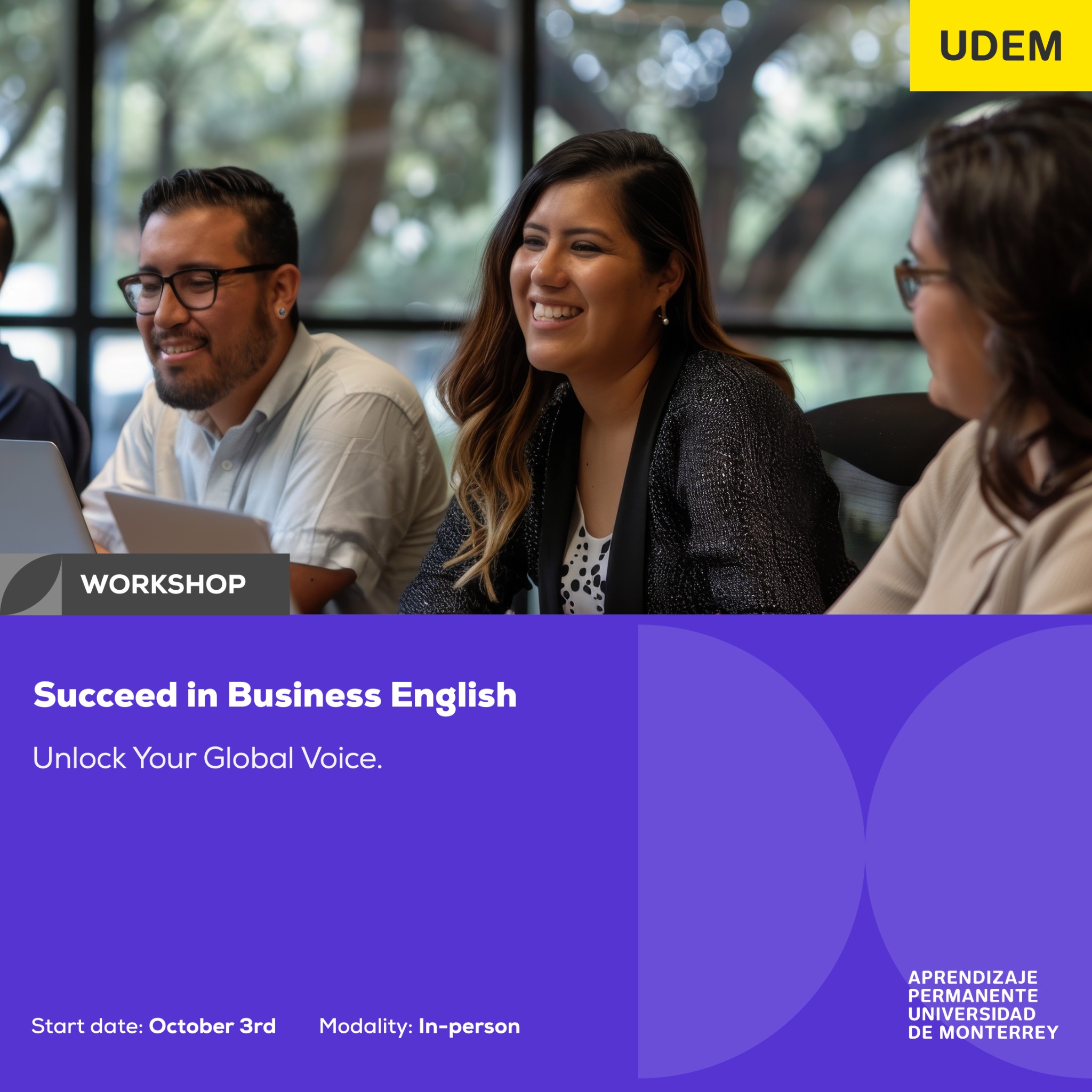 Aprendizaje Permanente UDEM Facebook ad