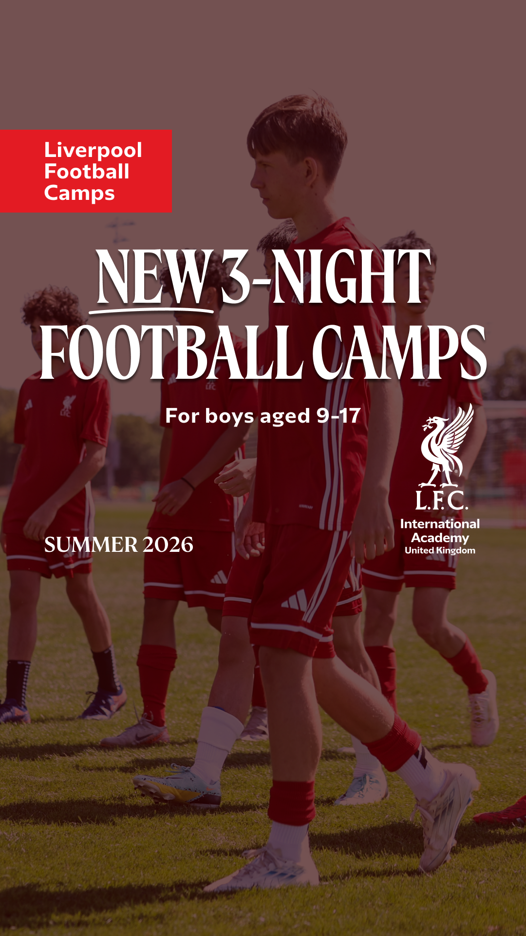 Liverpool FC Camps in UK Facebook ad from May 8, 2026