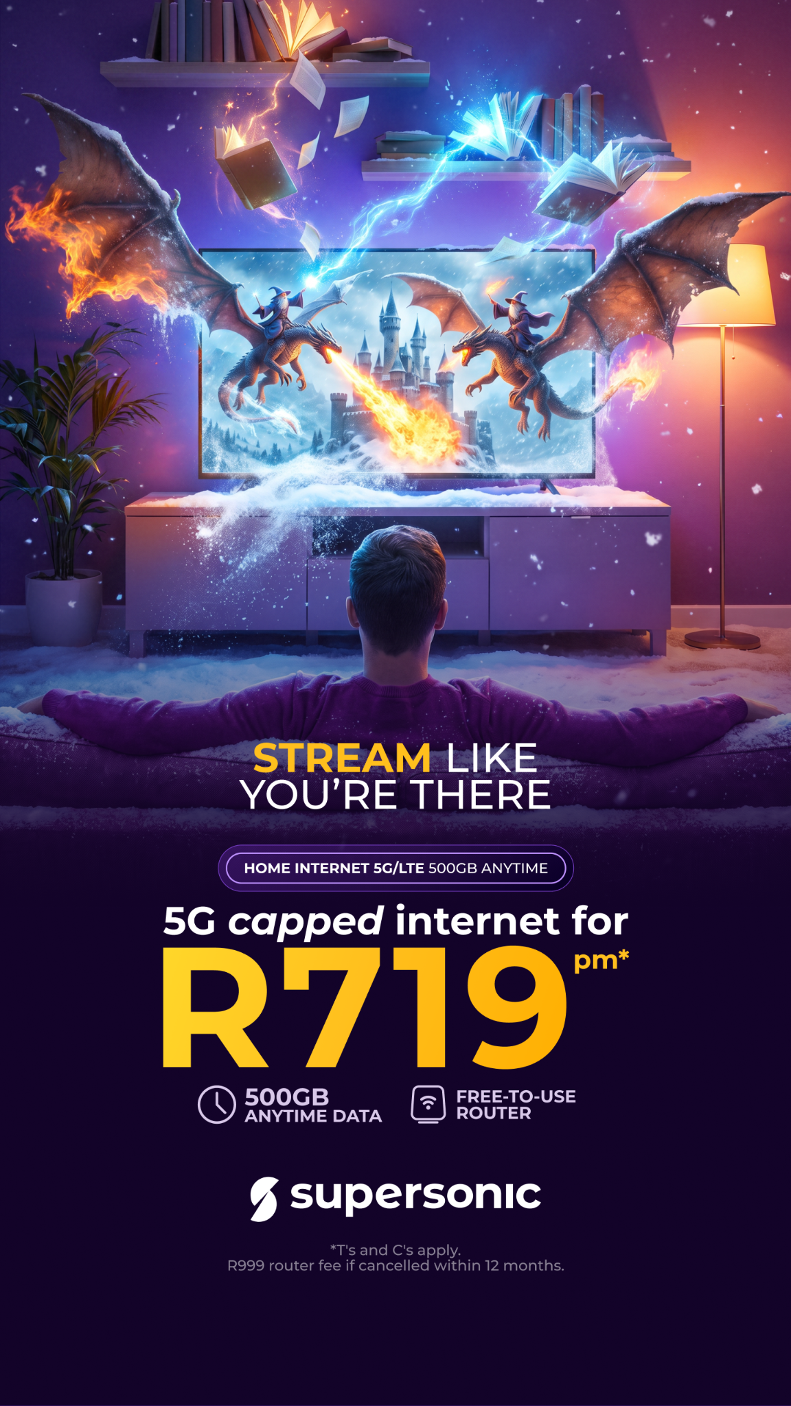 Supersonic Fibre Facebook ad