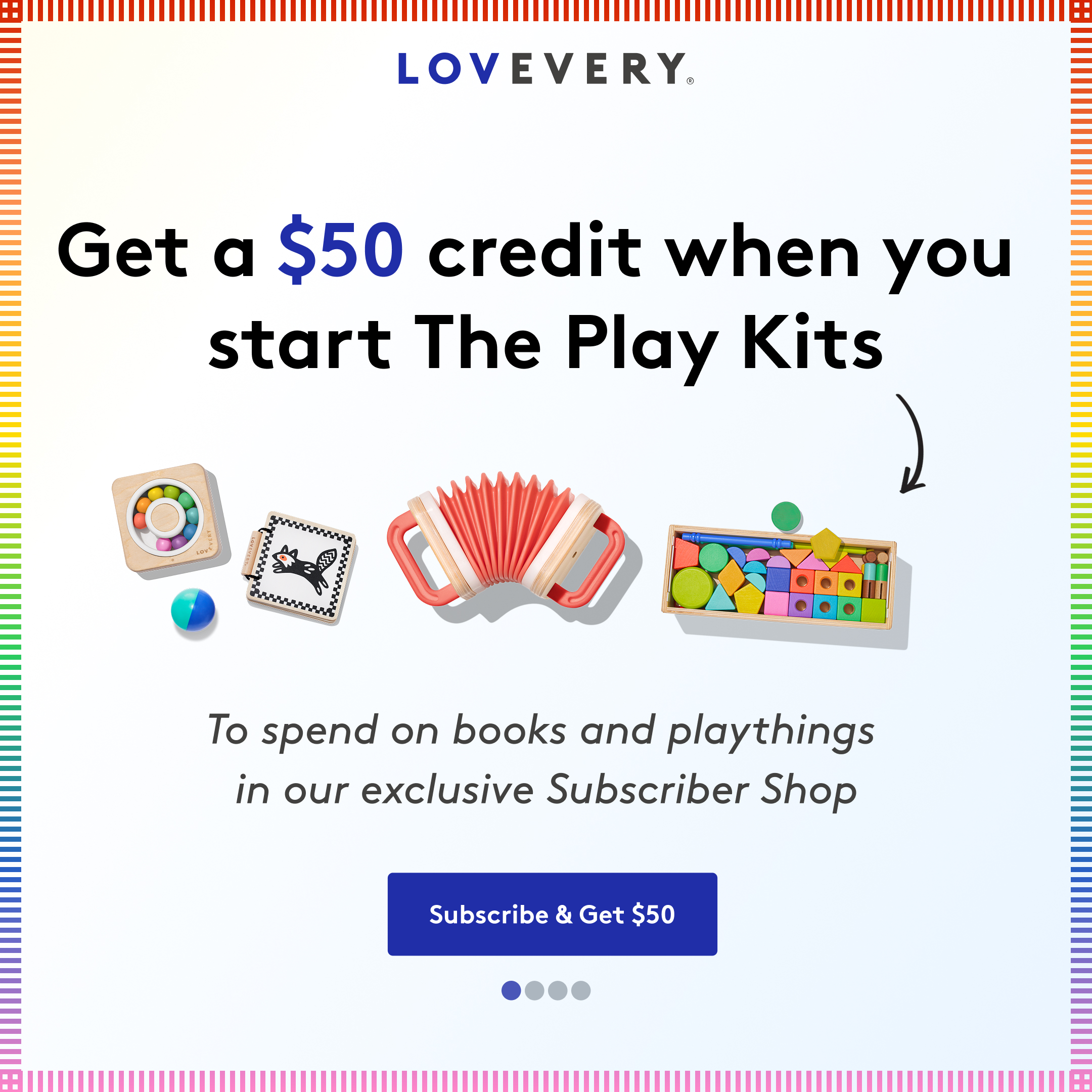 Lovevery Facebook ad