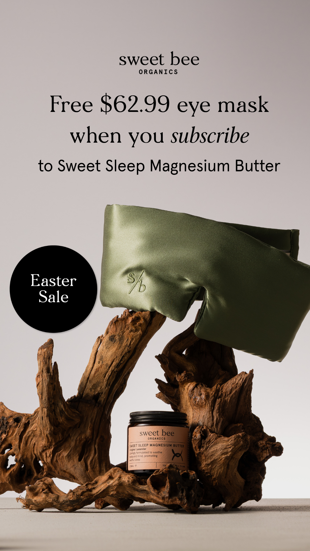 Sweet Bee Organics Facebook ad