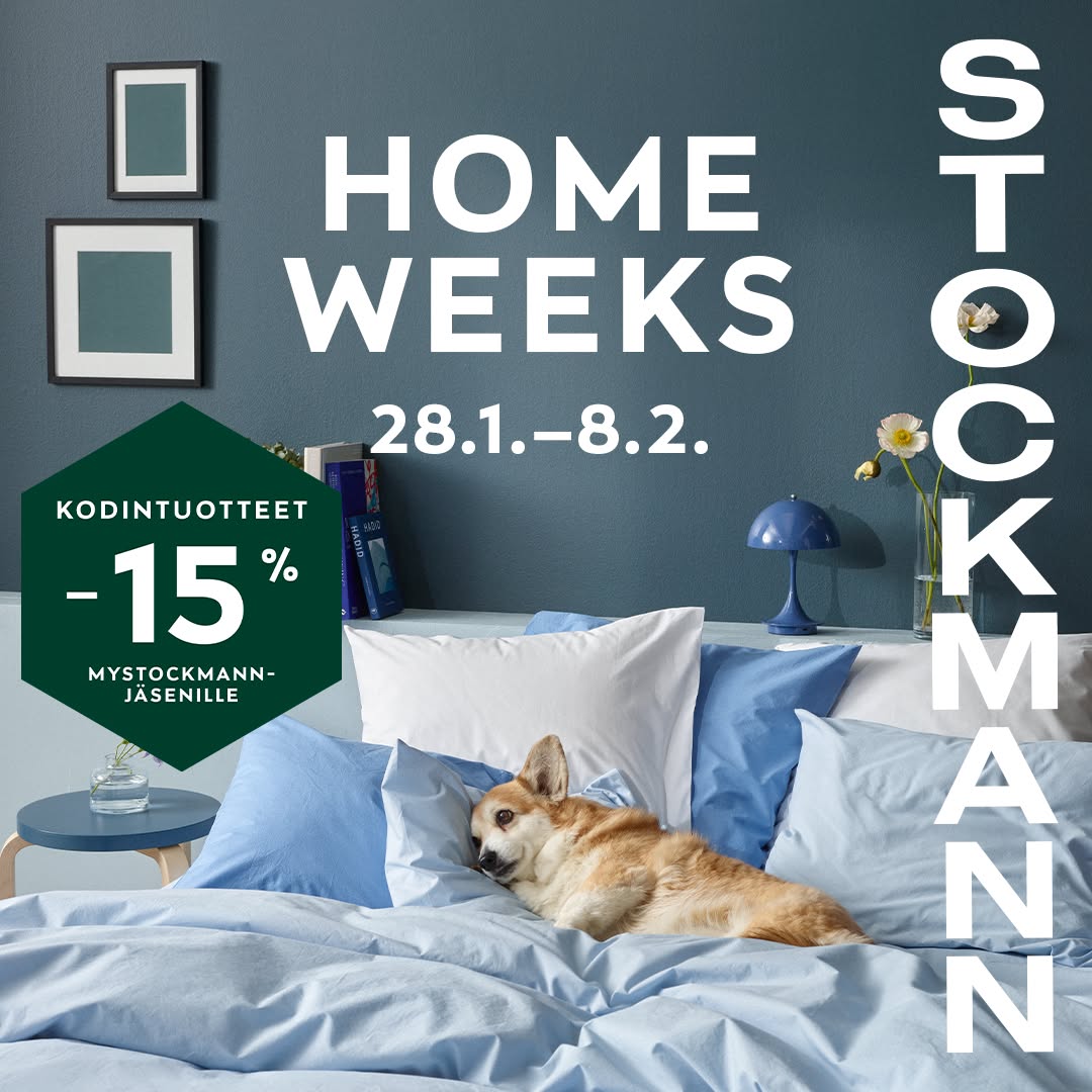 Stockmann Facebook ad: Home Weeks nyt Stockmannilla