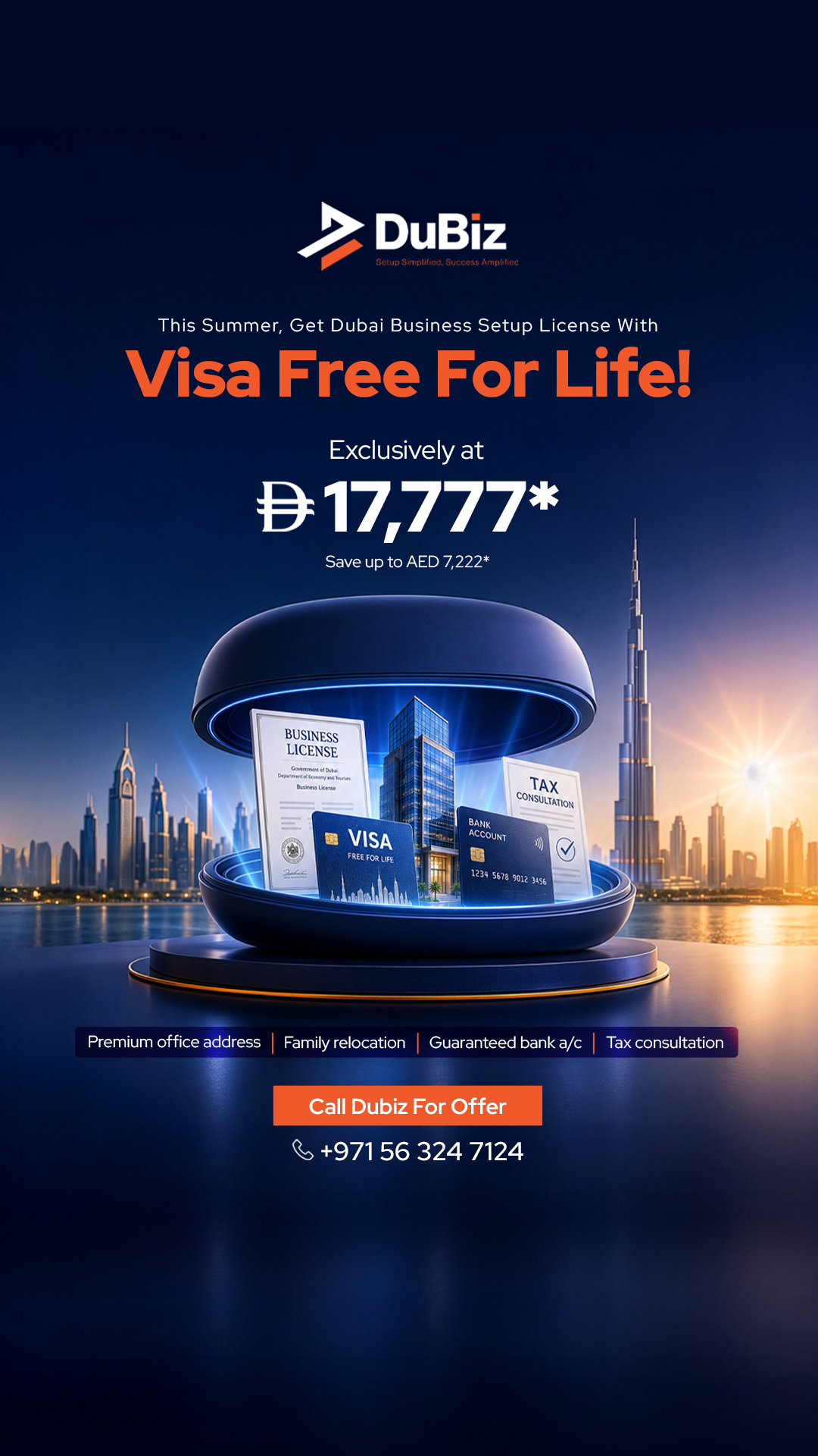 Dubiz Business Setup Consultancy Facebook ad