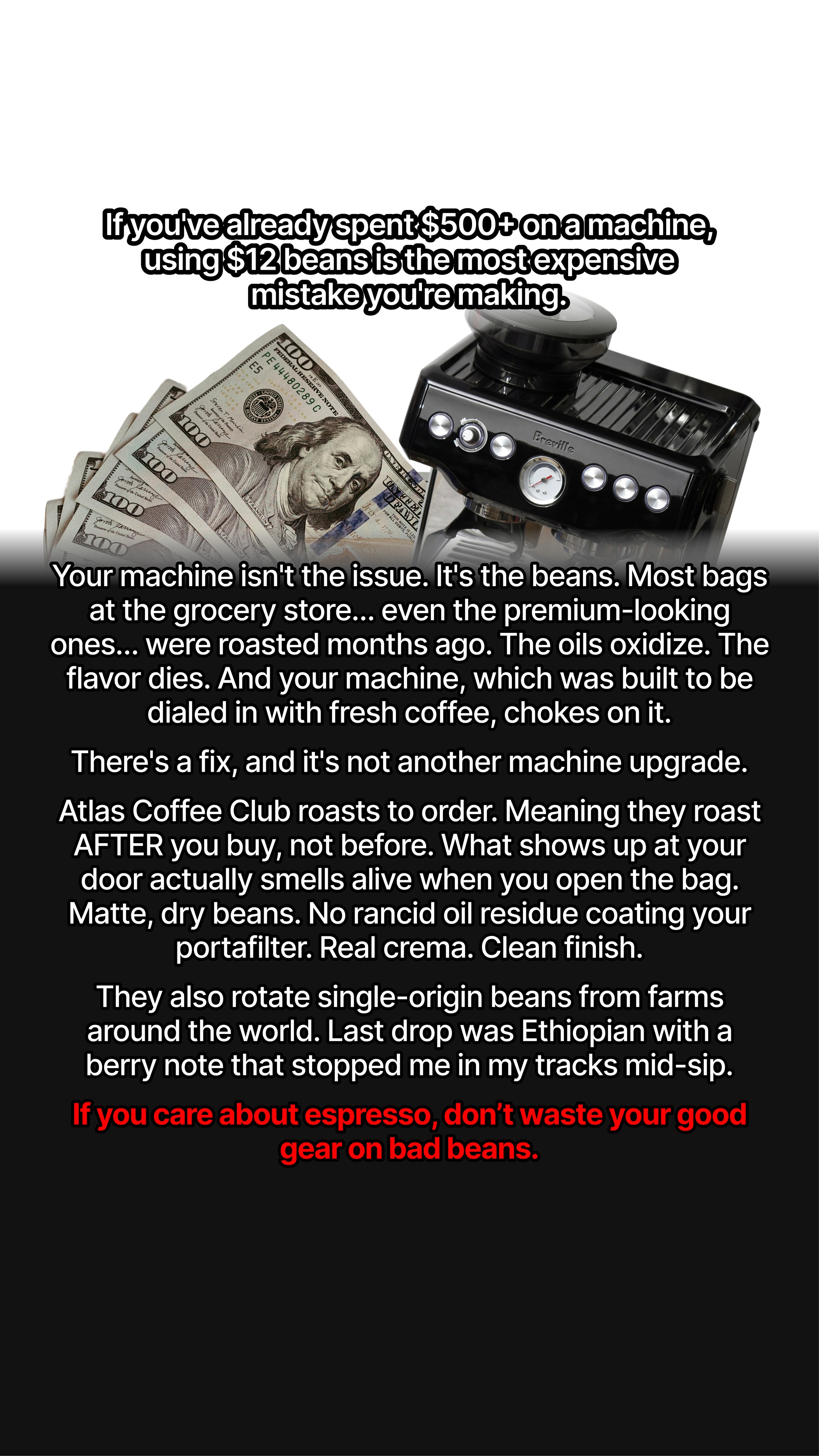Atlas Coffee Club Facebook ad