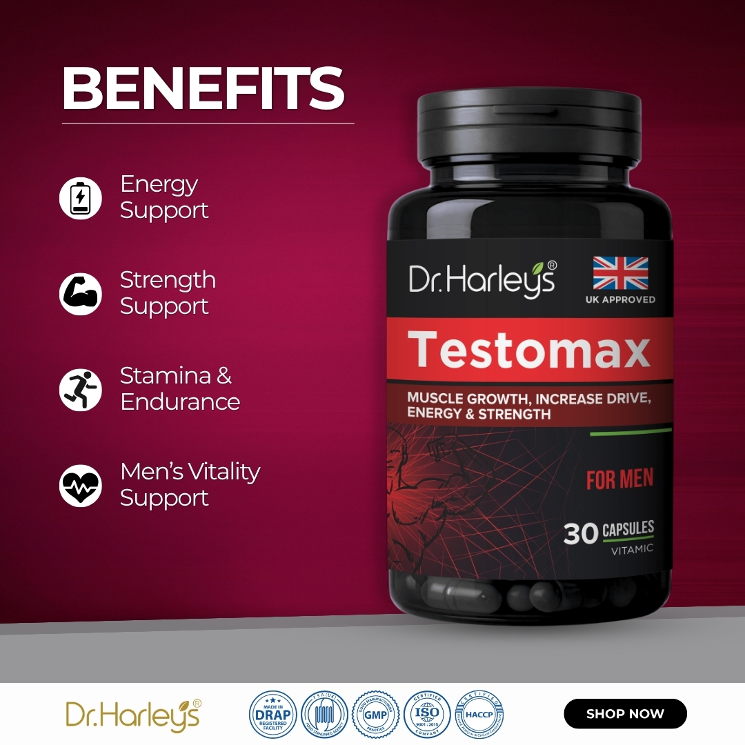DrHarleys PK Facebook ad: Supports strength routine