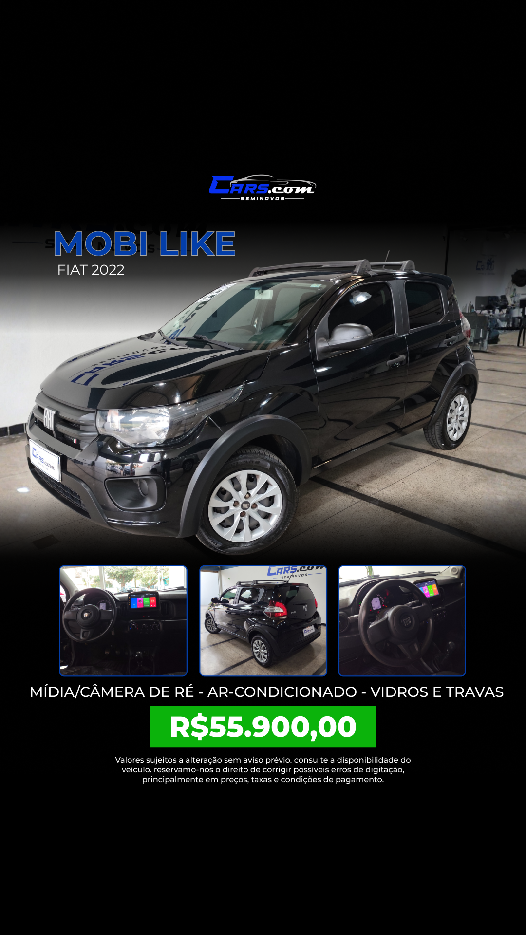 Cars.comseminovos Facebook ad from Aug 6, 2026