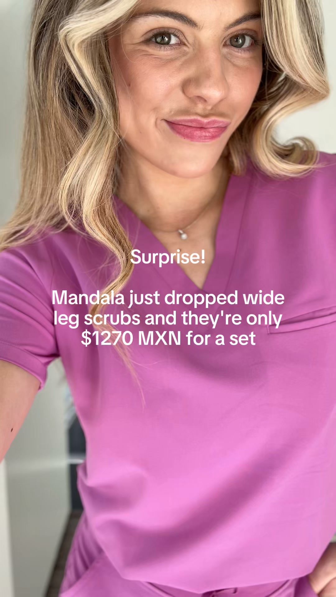 Mandala Scrubs Facebook ad: Stop Overpaying For Scrubs