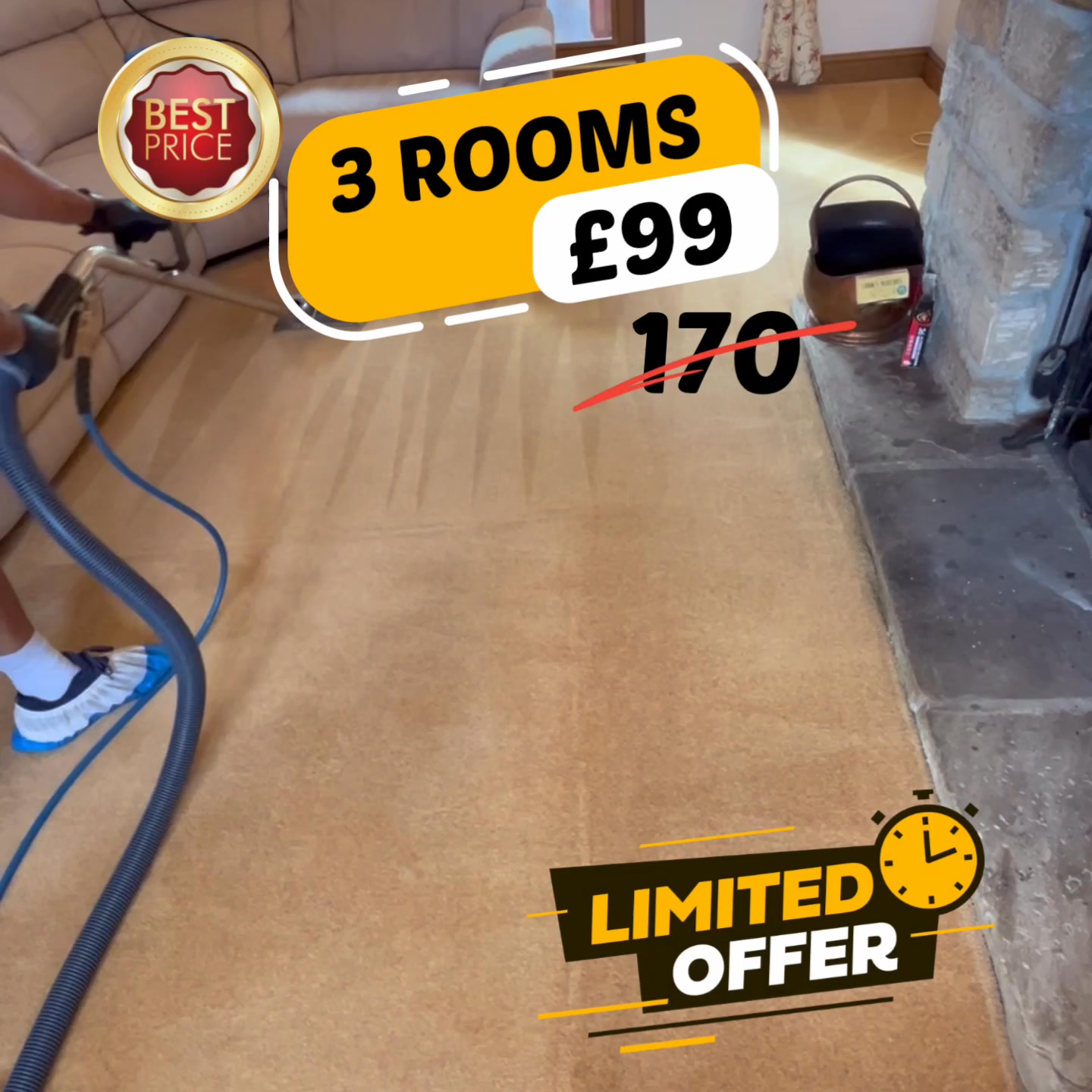 Carpet Cleaning MGM ProClean Facebook ad