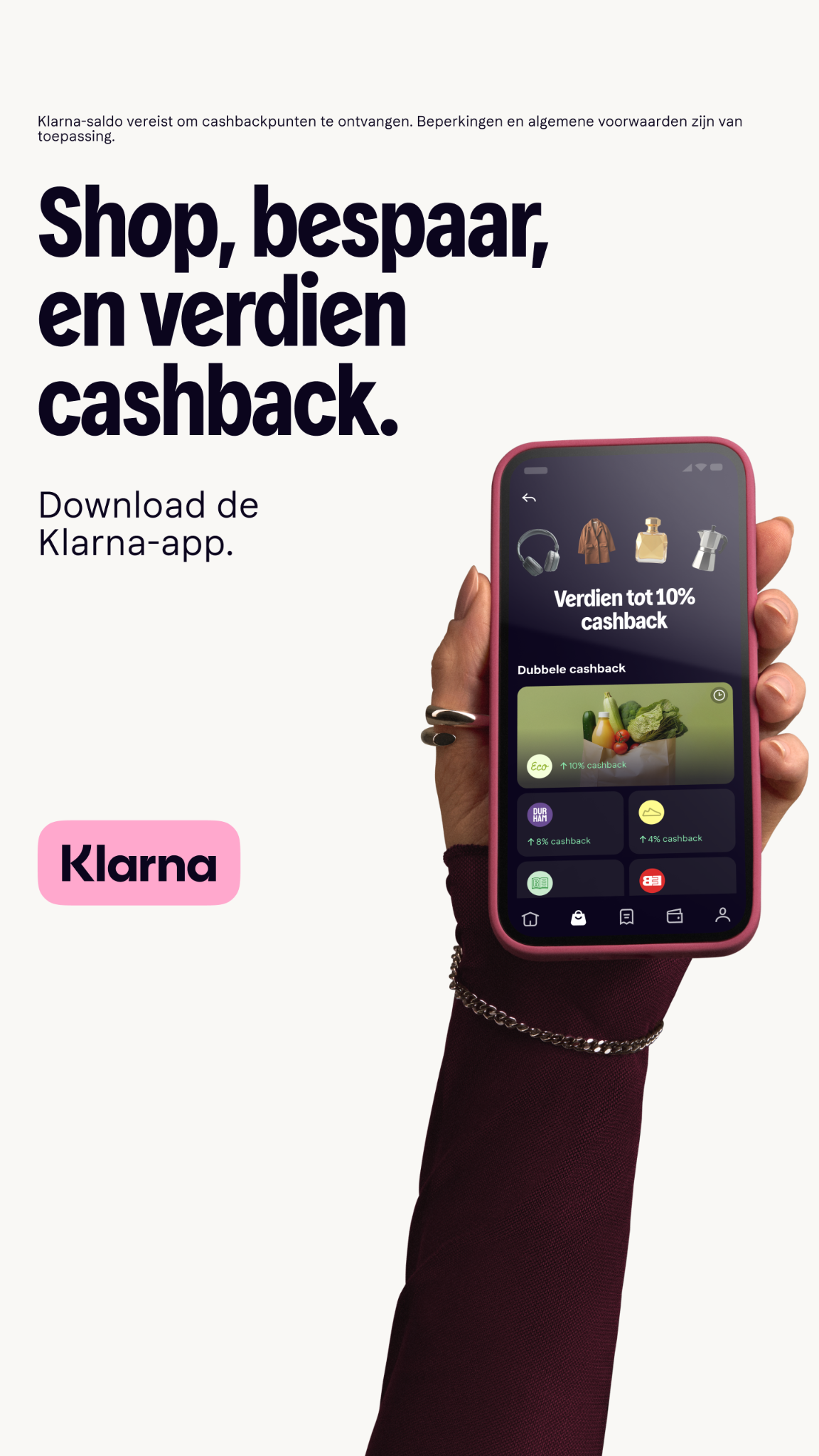 Klarna Facebook ad