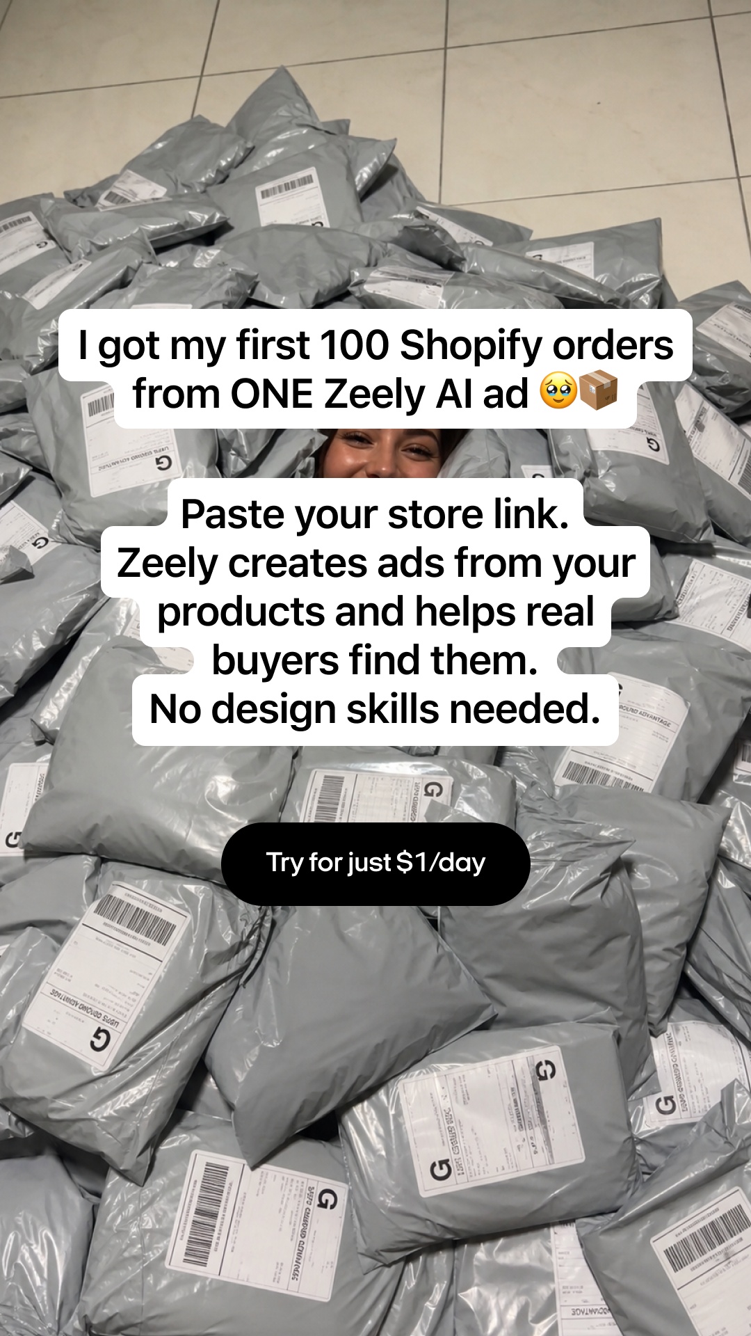 Zeely Facebook ad