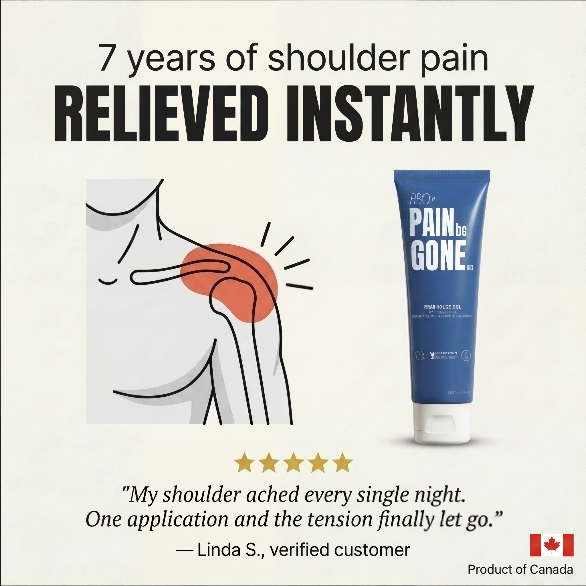 Pain Be Gone Pro Facebook ad