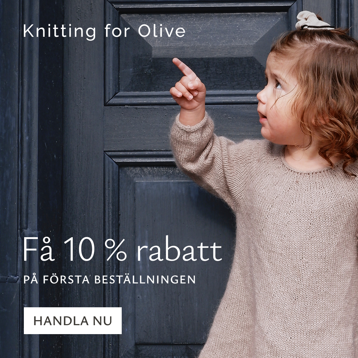 Knitting for Olive Facebook ad
