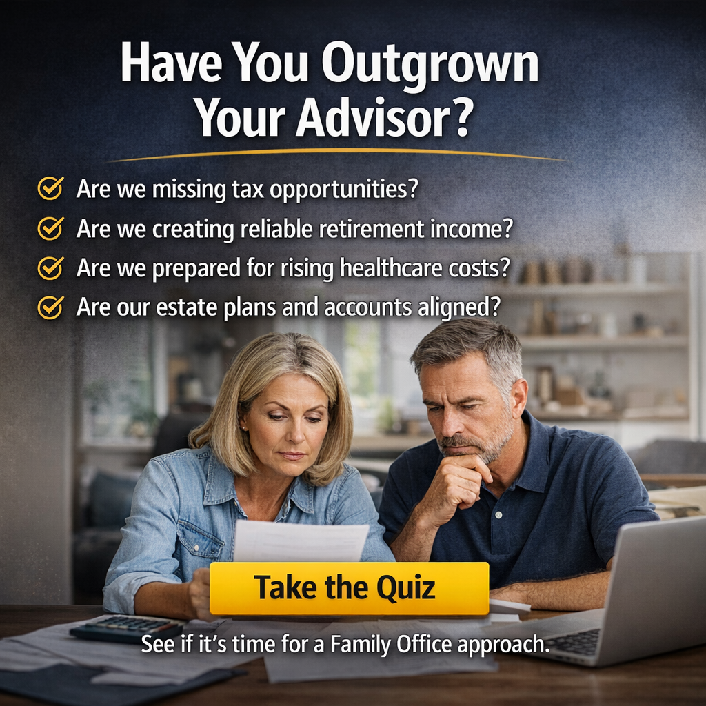 Coastal Strategic Capital Facebook ad: Have You Outgrown Your Financial Advisor?