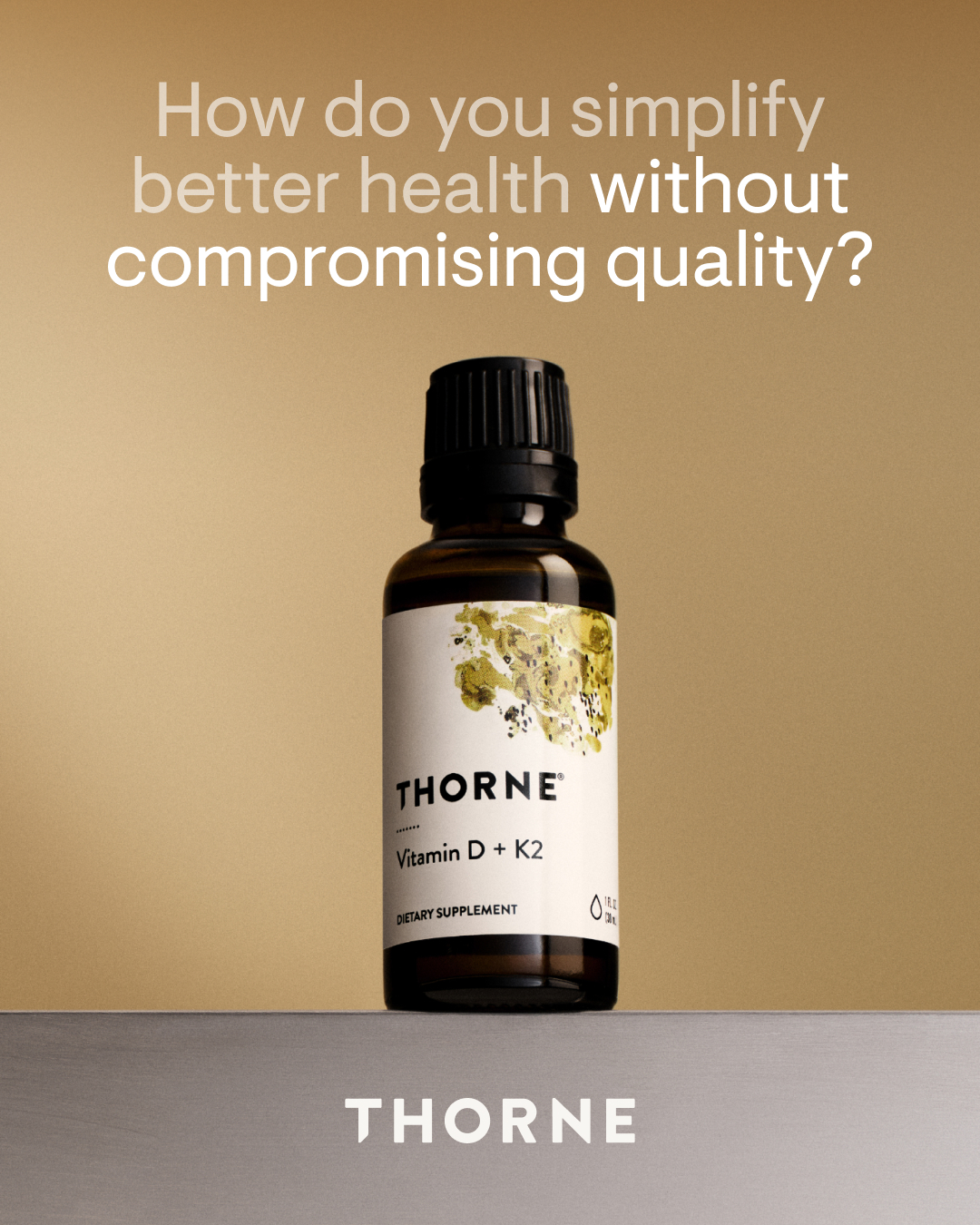 Thorne Facebook ad
