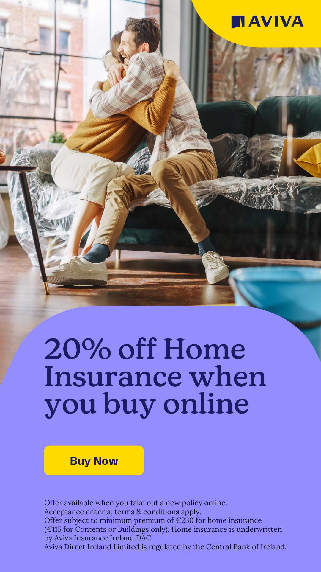 Aviva Facebook ad from May 1, 2026