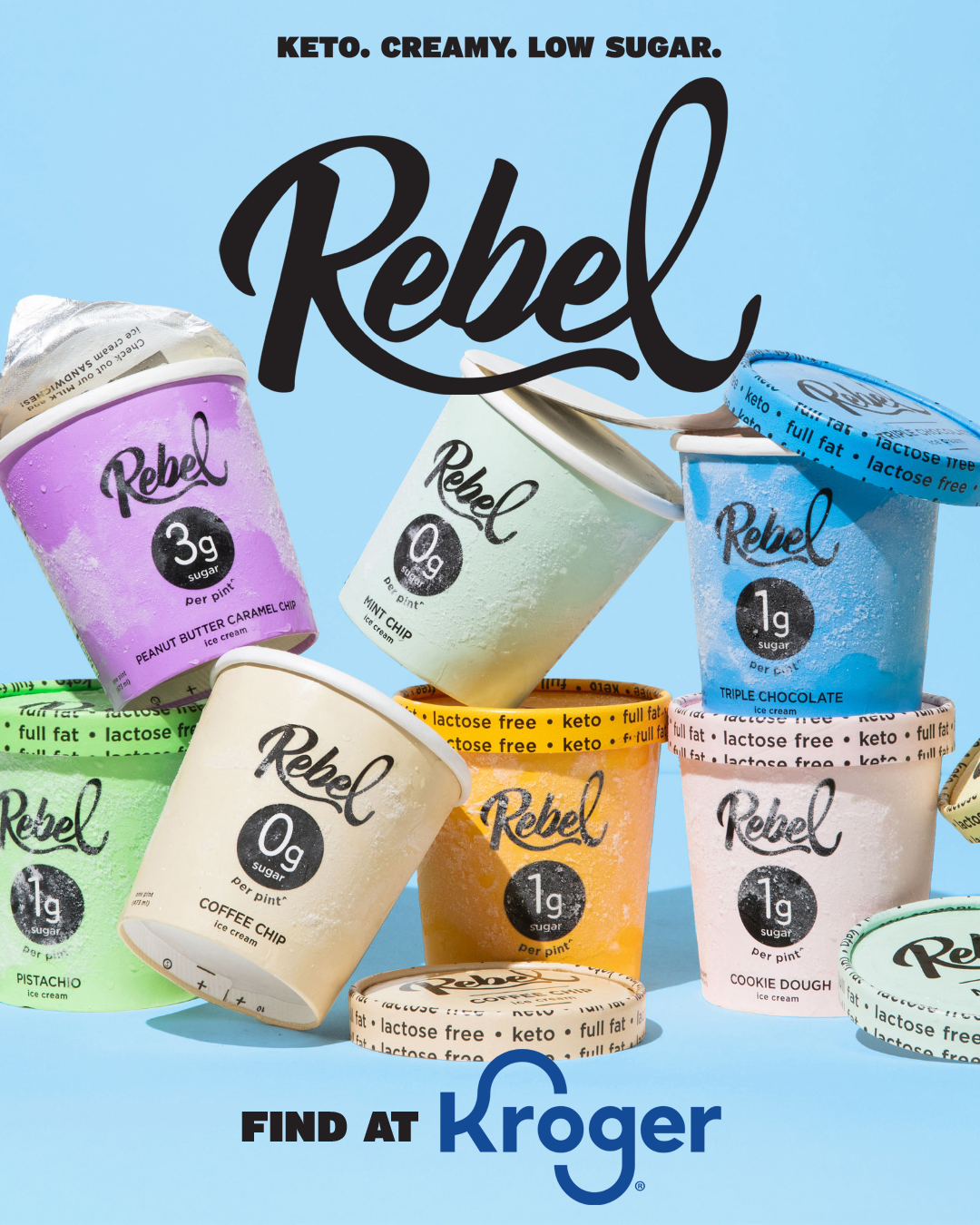 Rebel Creamery Facebook ad: Rebel Ice Cream