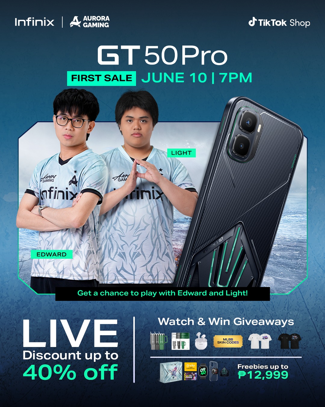 Infinix Mobile Facebook ad: Join the First Sale Live on June 10…