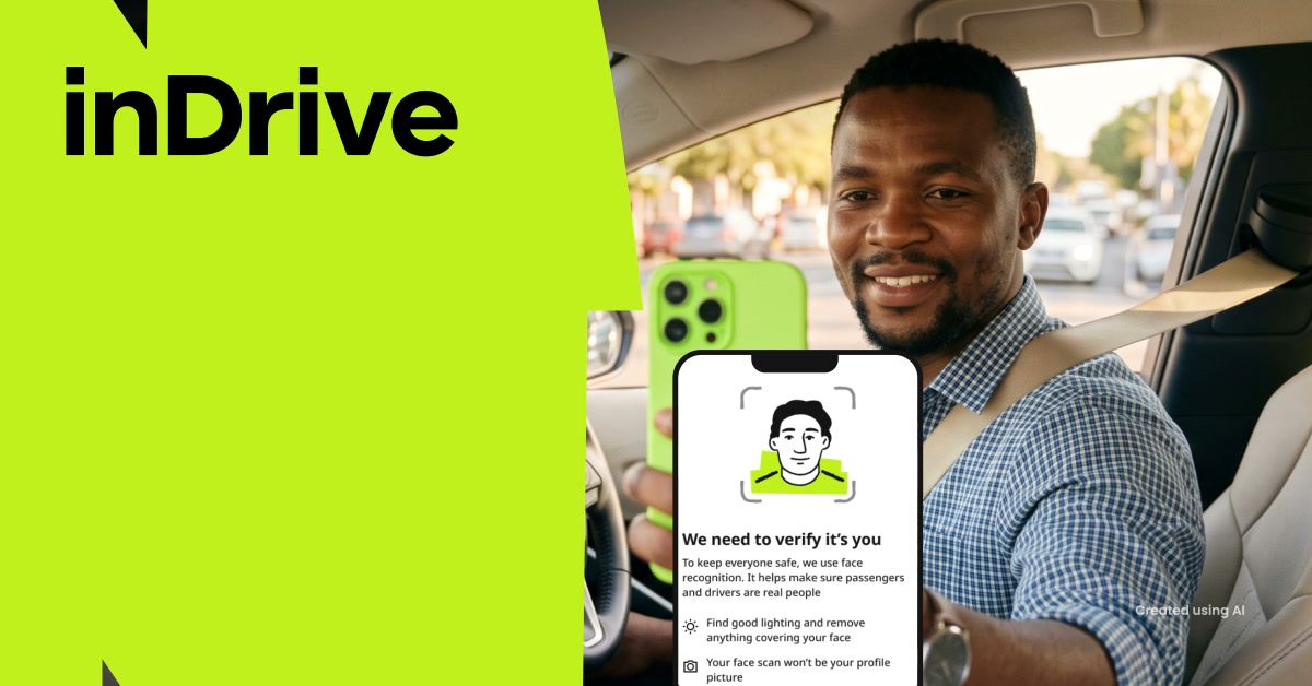 inDrive Facebook ad from Aug 7, 2026