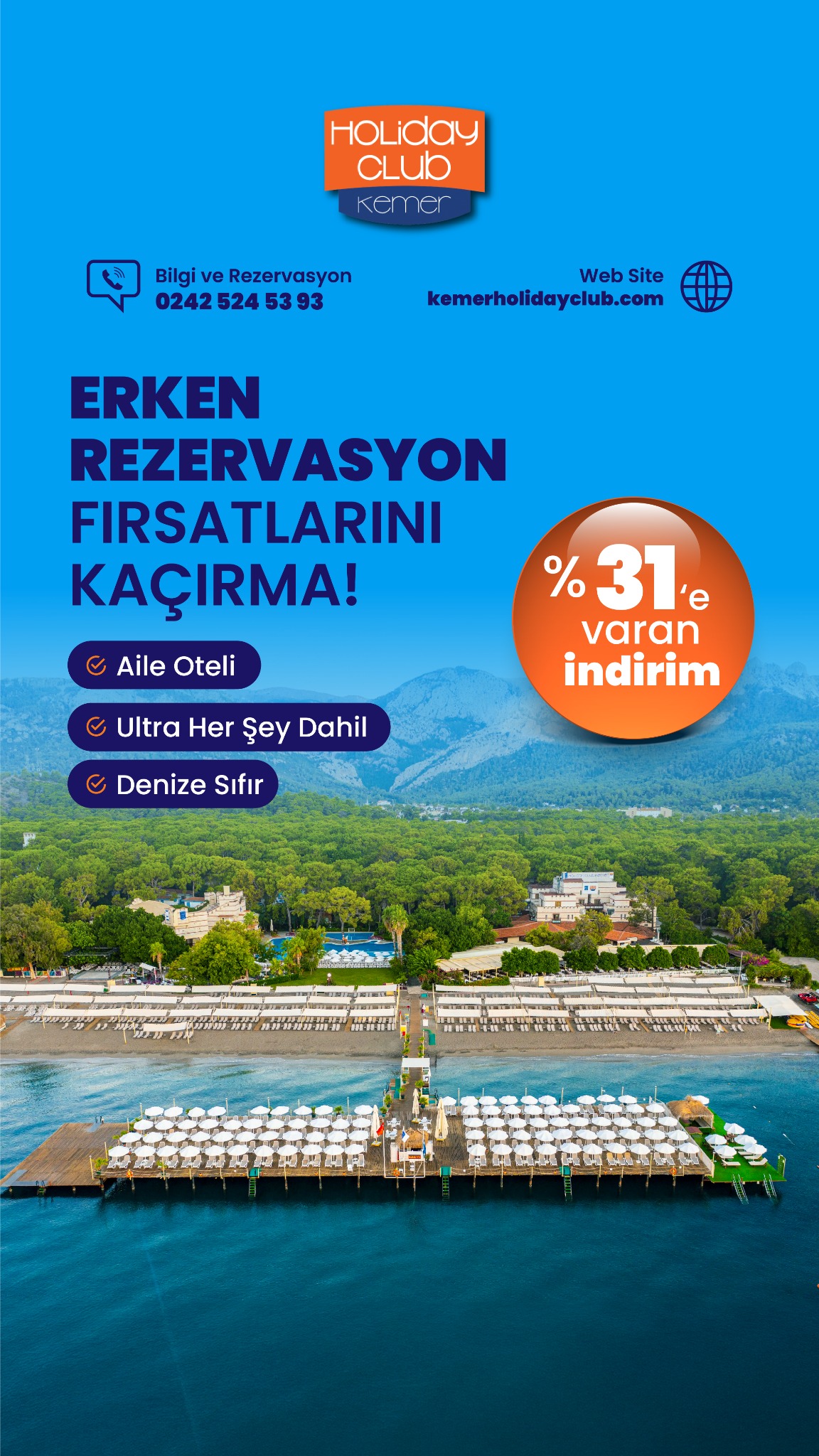 Kemer Holiday Club Facebook ad