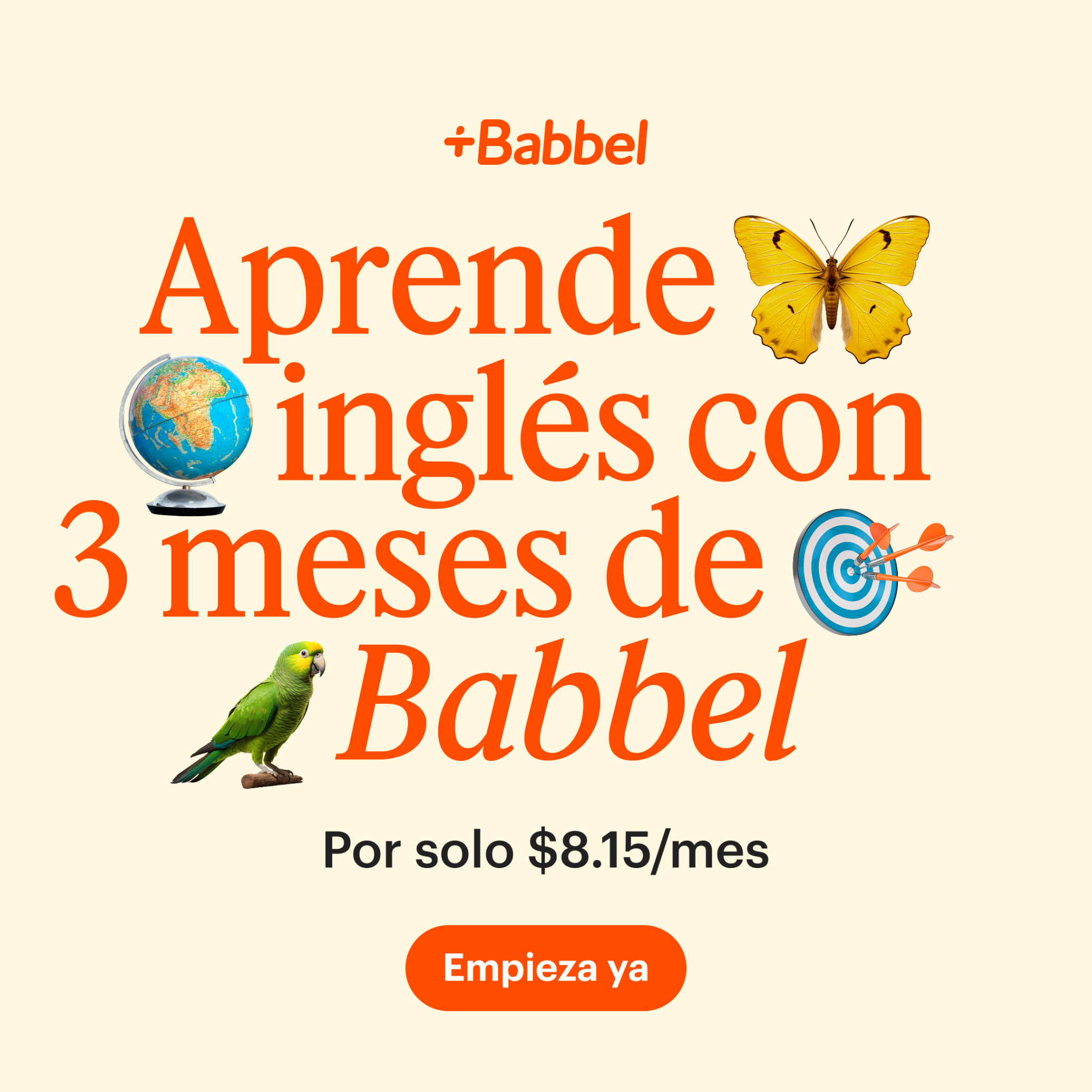 Babbel Facebook ad