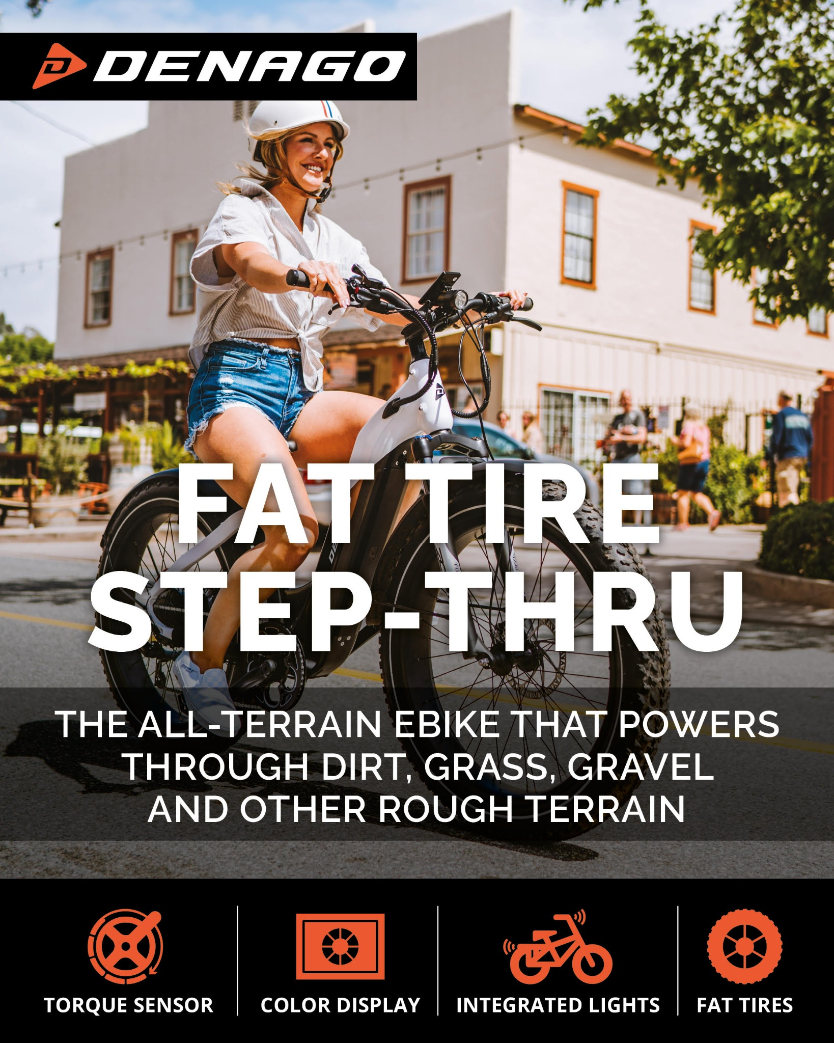 Denago eBikes Facebook ad from Feb 12, 2025
