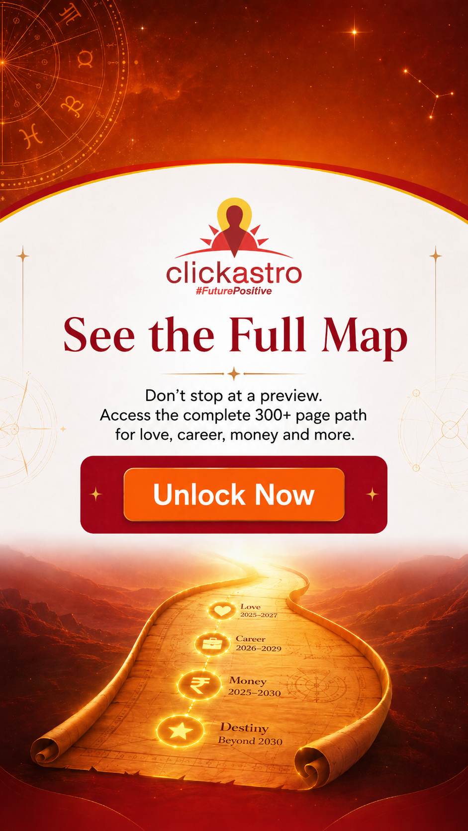 Clickastro Facebook ad