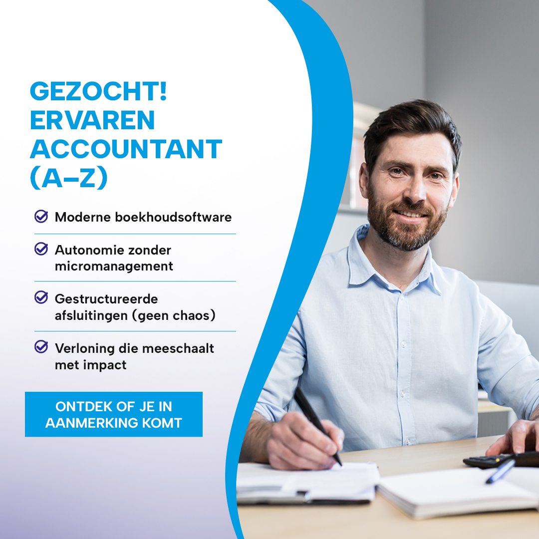 Fiscaquest Facebook ad: Gezocht! Ervaren Accountants