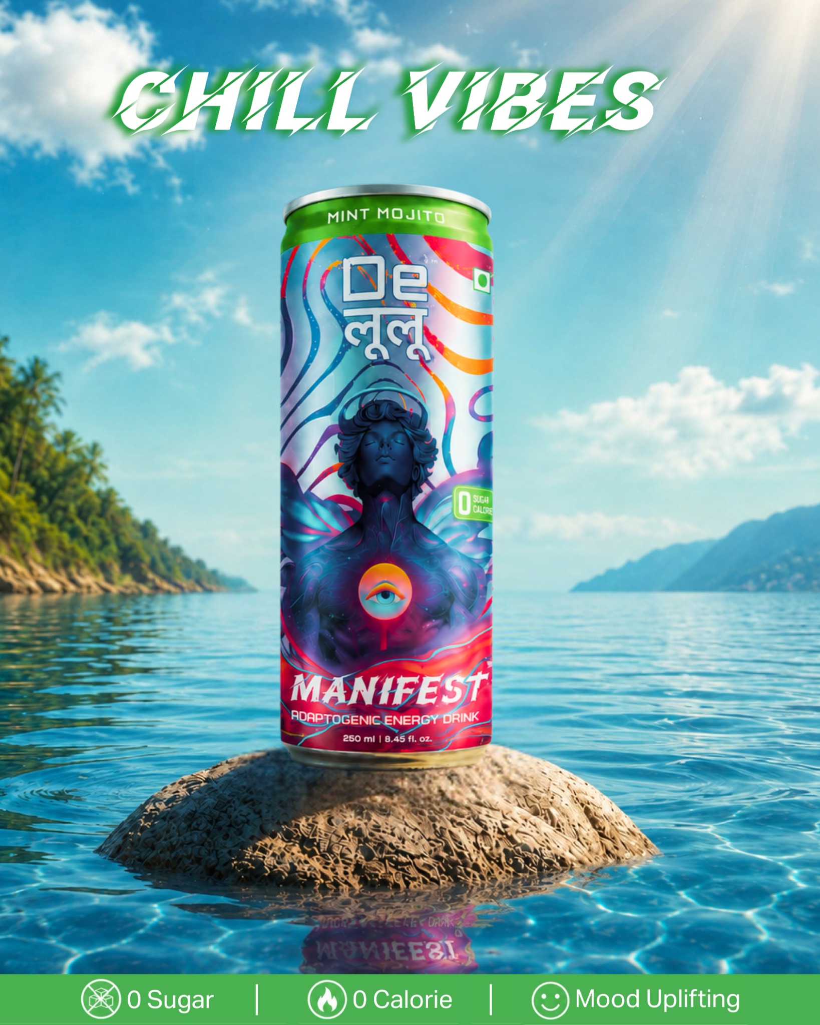 delululand.official Facebook ad: Refreshing Minty Drop