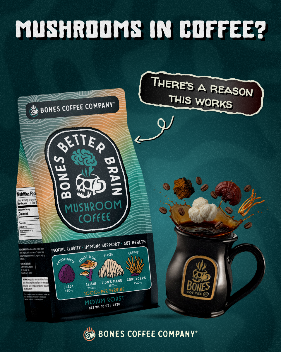 Bones Coffee Company Facebook ad
