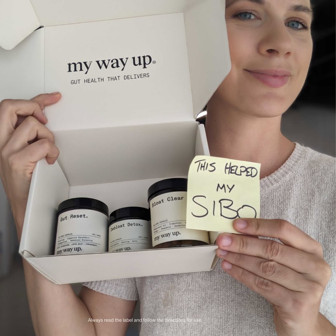 Rebeccas.Day Facebook ad: My bowels are working & I'm not full of gas