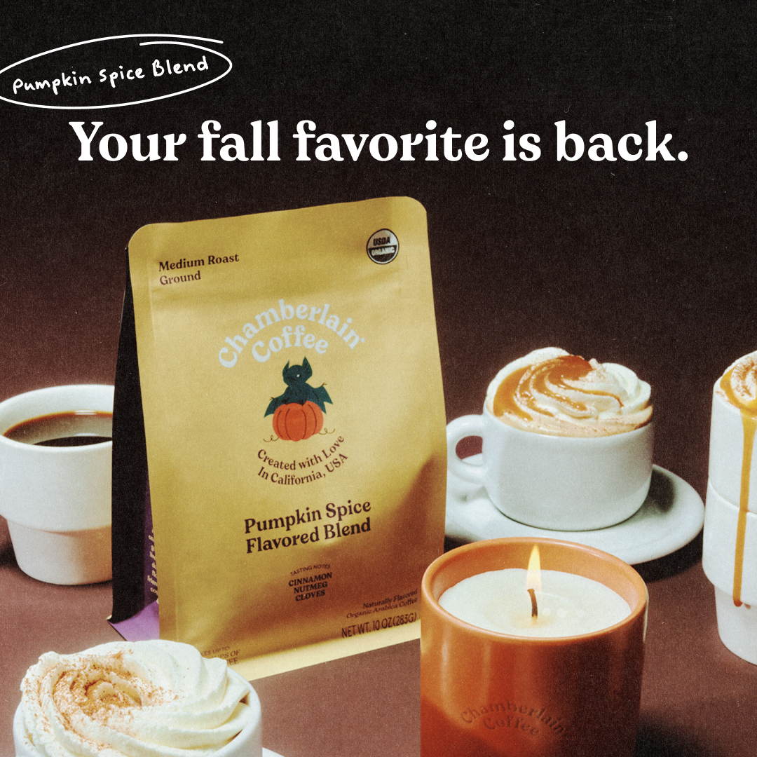 Chamberlain Coffee Facebook ad: Enter your fall ritual.