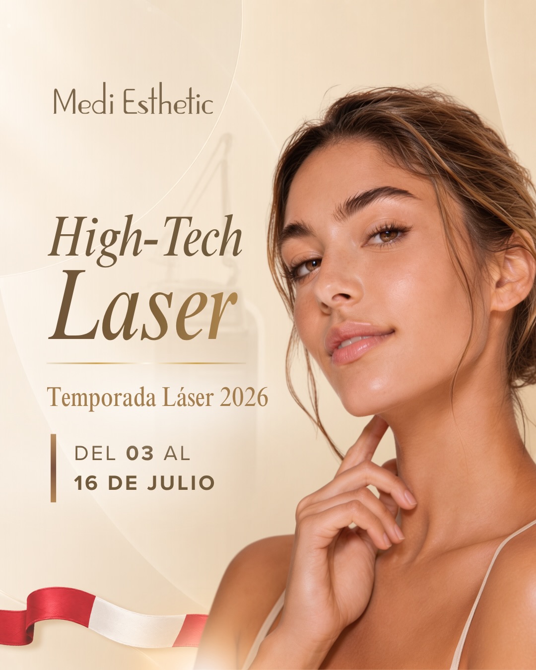 Medi Esthetic Peru Facebook ad: Llegó la Temporada Láser 2026 a Medi Esthetic