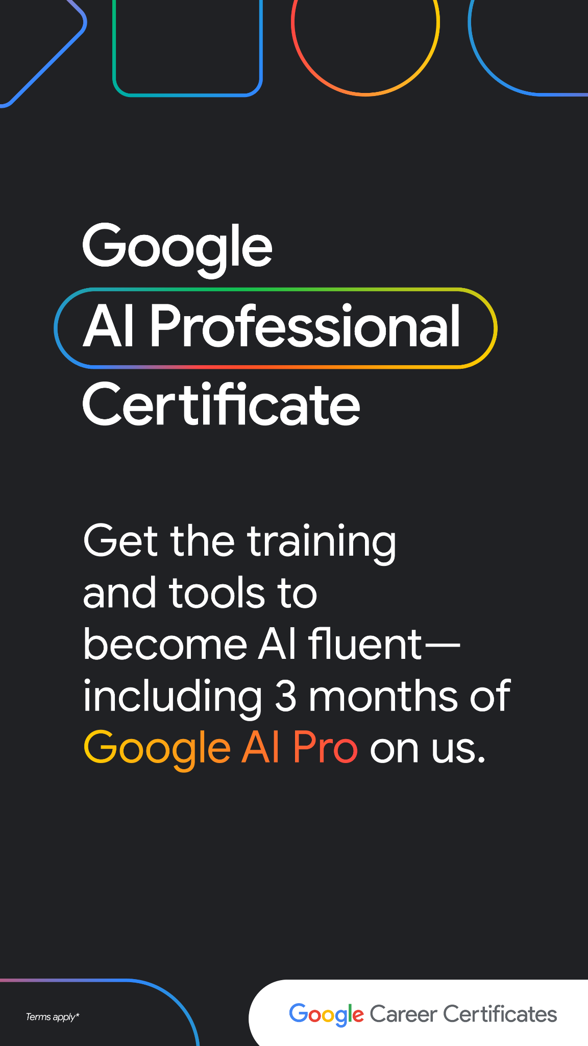 Google Facebook ad