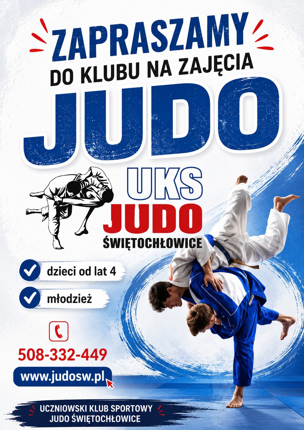 UKS JUDO Świętochłowice Facebook ad: RUSZAJĄ ZAPISY NA JUDO UKS JUDO ŚWIĘTOCHŁOWICE!