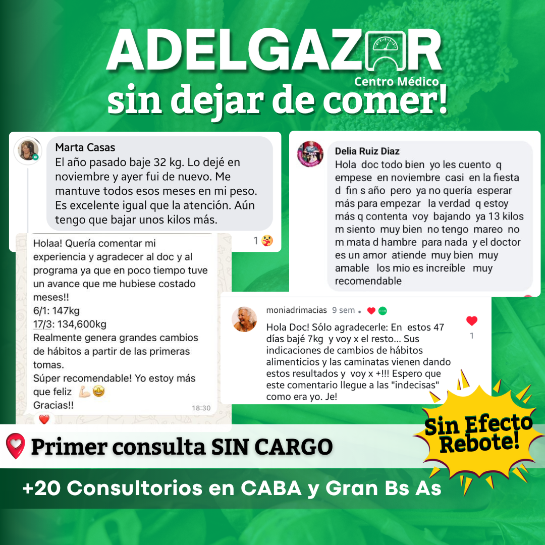 Adelgazar Centro Médico Facebook ad: Chatea con nosotros