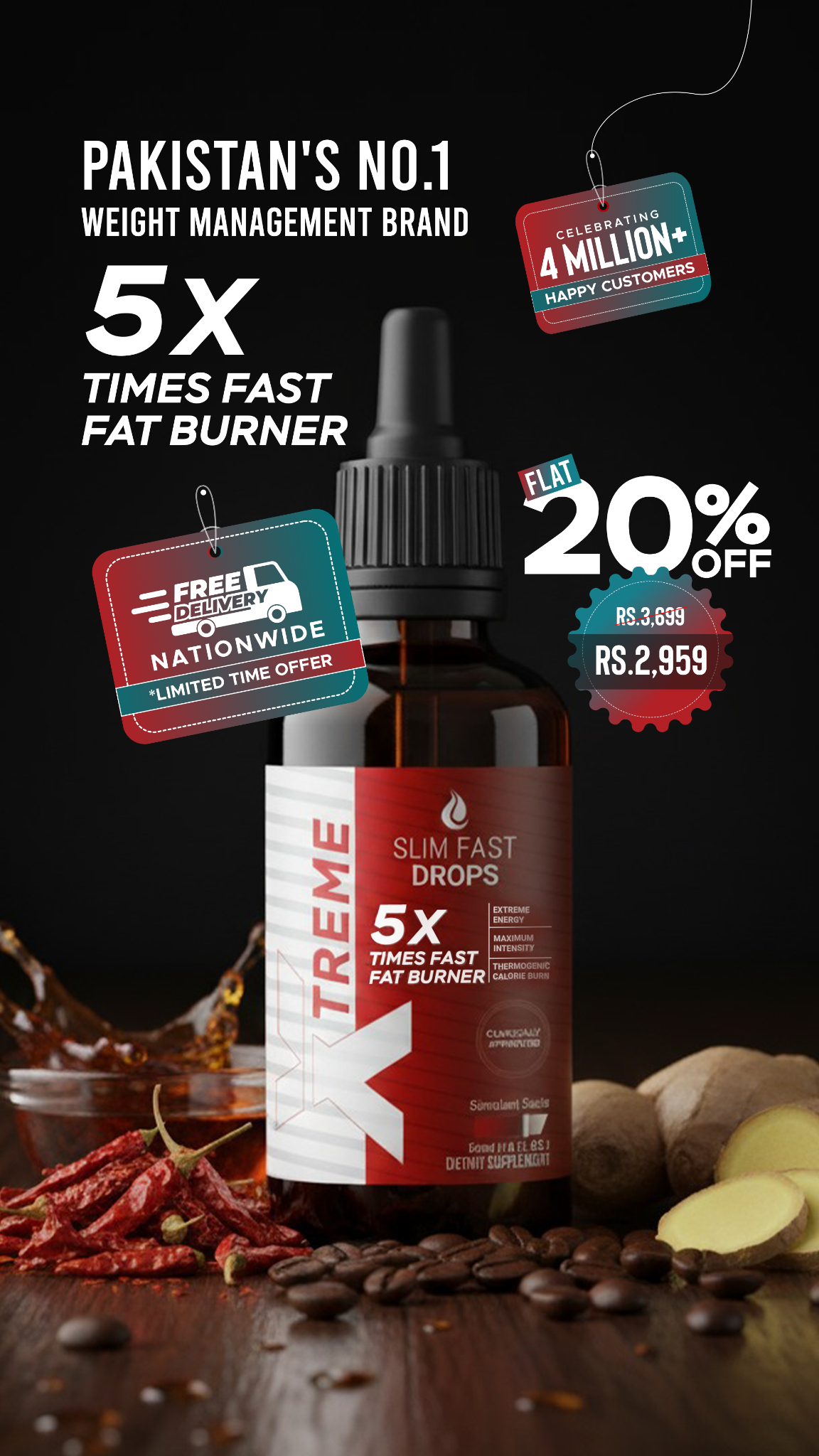 Slim Fast Drop Facebook ad