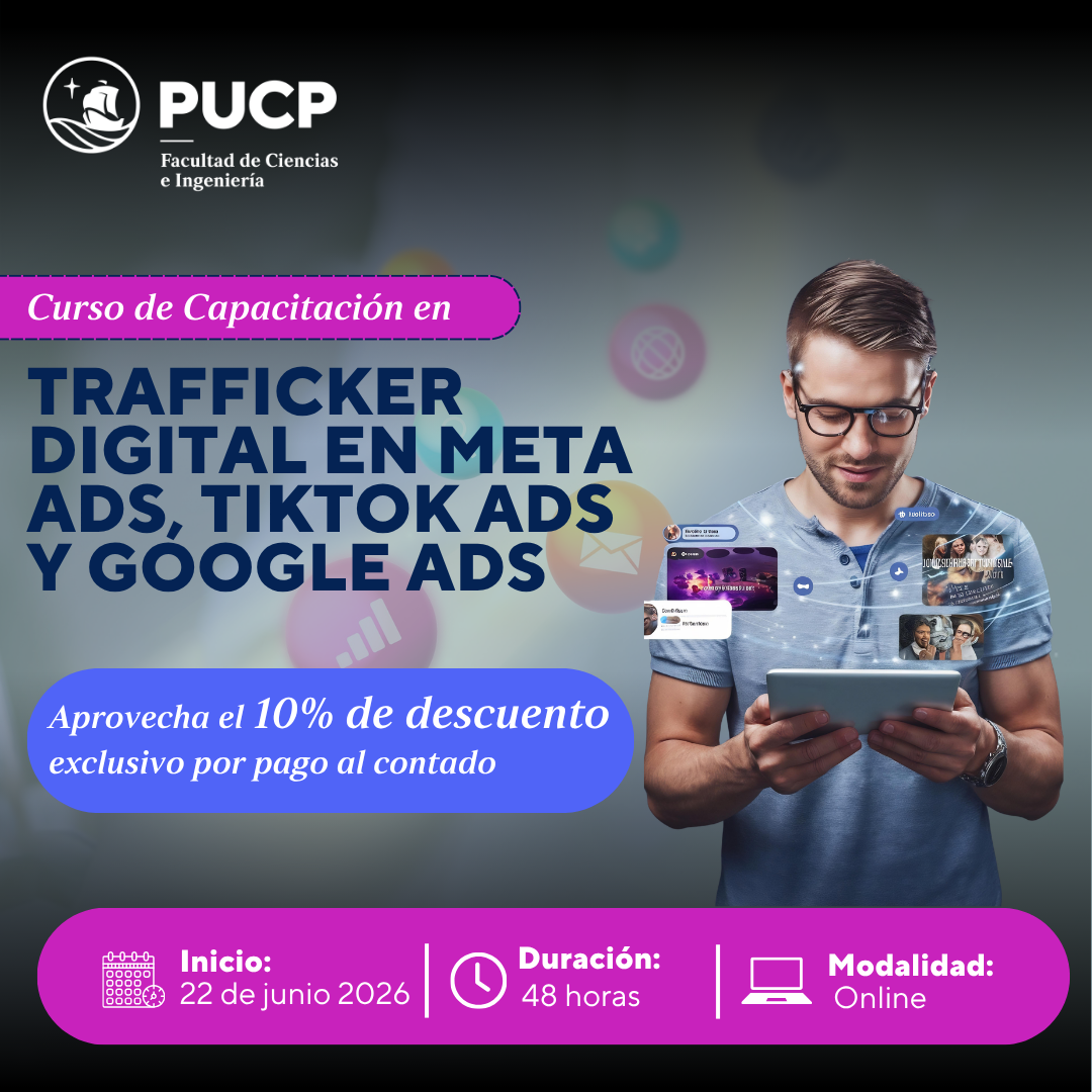Cursos de Especialización FCI - PUCP Facebook ad: Curso PUCP