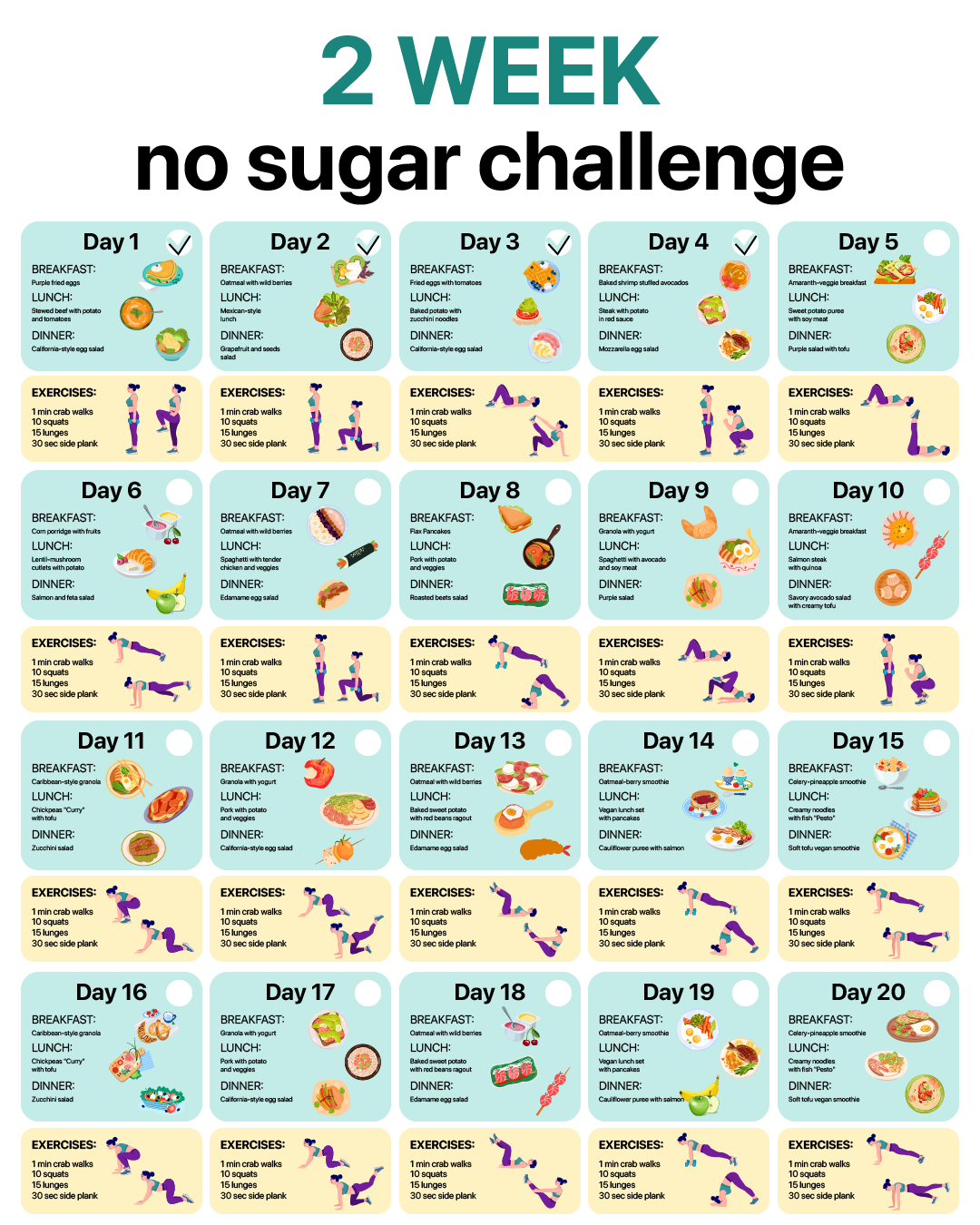 28 Day Challenge Facebook ad
