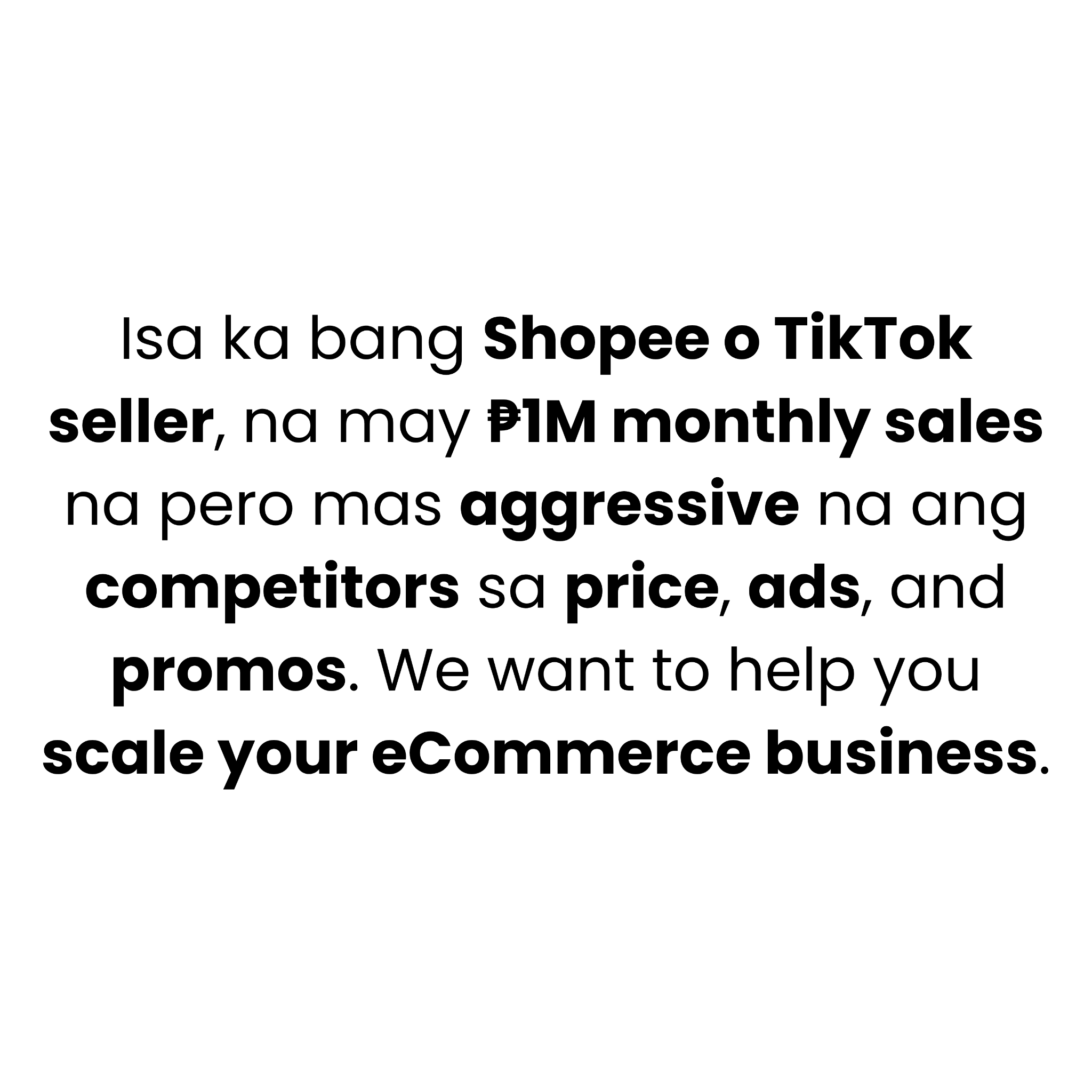 ECOM Accelerator Facebook ad