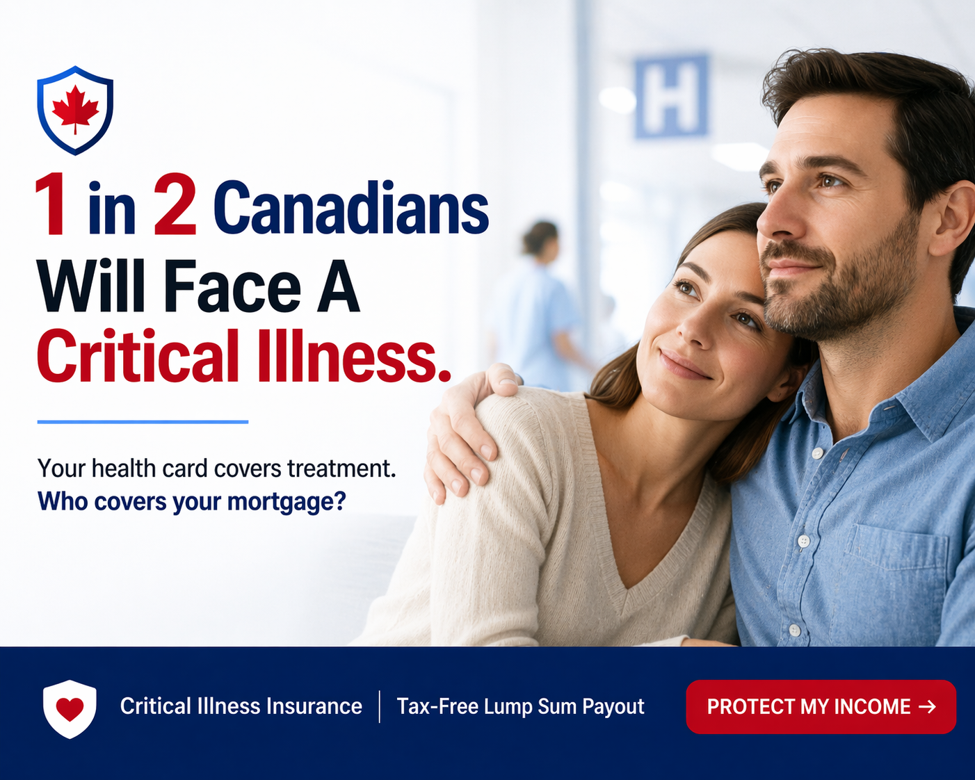 Canadian Life Insurance Facebook ad: Affordable Life Insurance For Canadians