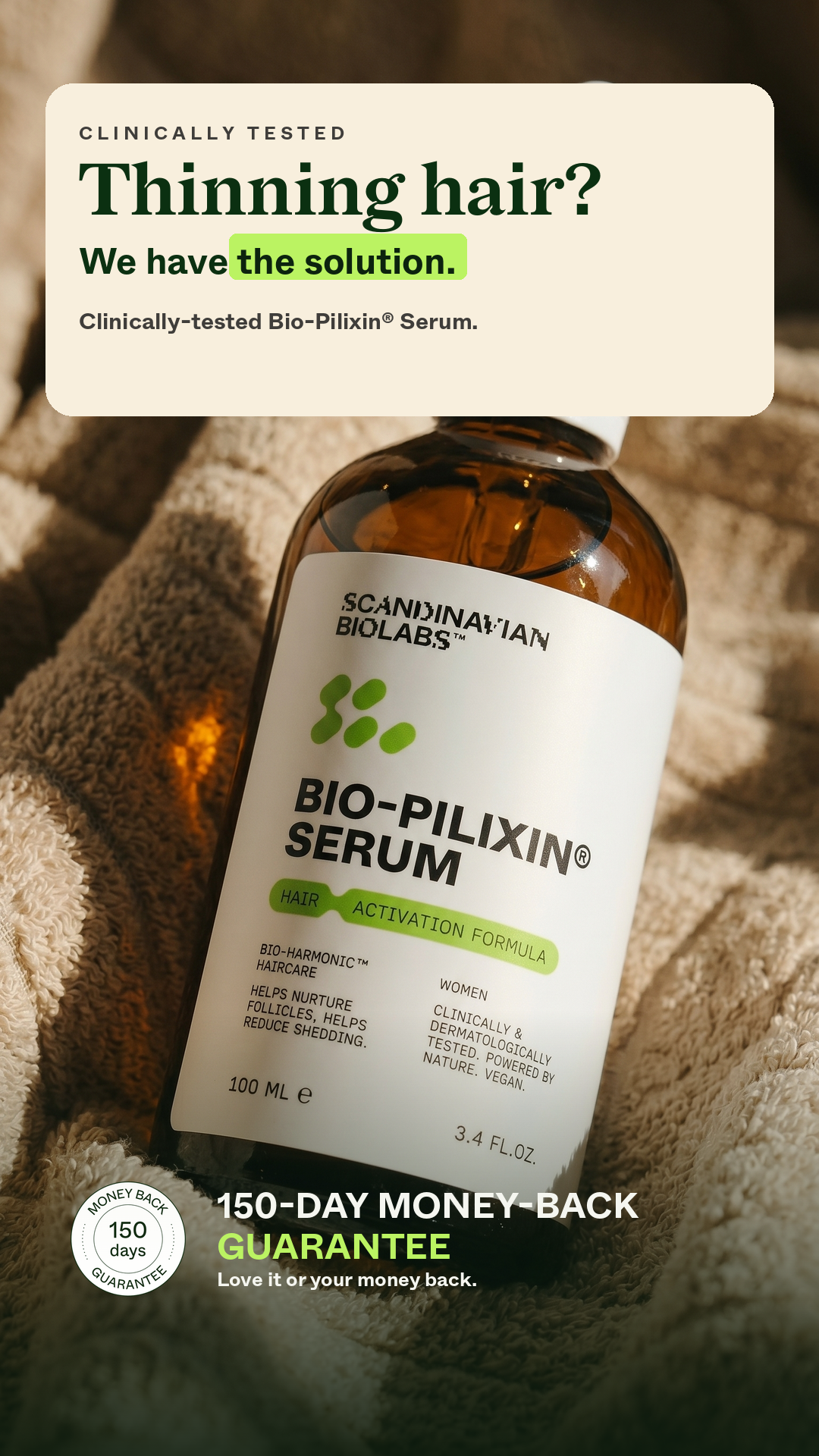 Scandinavian Biolabs Facebook ad