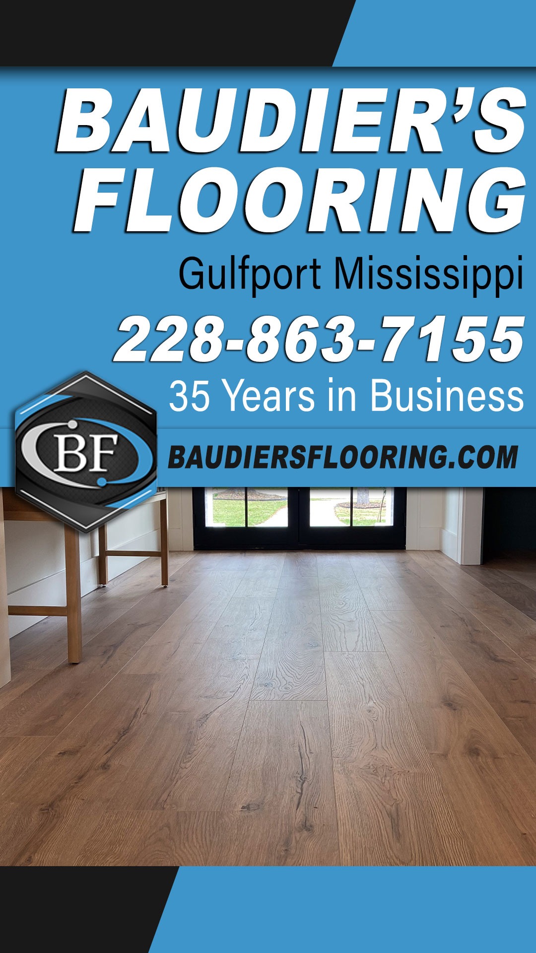 Baudier's Flooring & Design Co Facebook ad