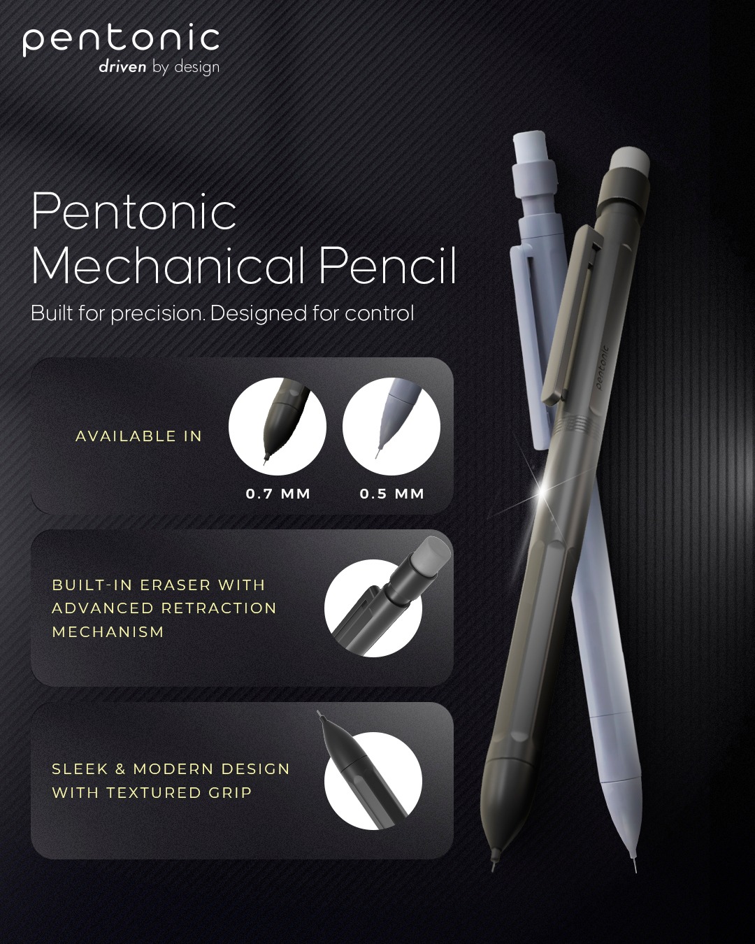 Linc Limited Facebook ad: Meet precision designed to perform with Pentonic Mechanical…