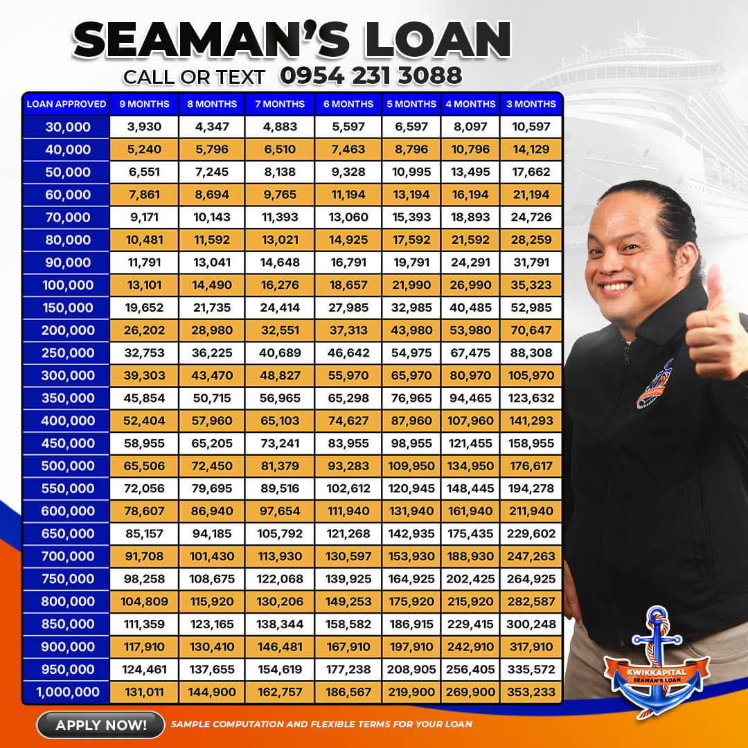 KwikKapital - Seaman's Loan Facebook ad