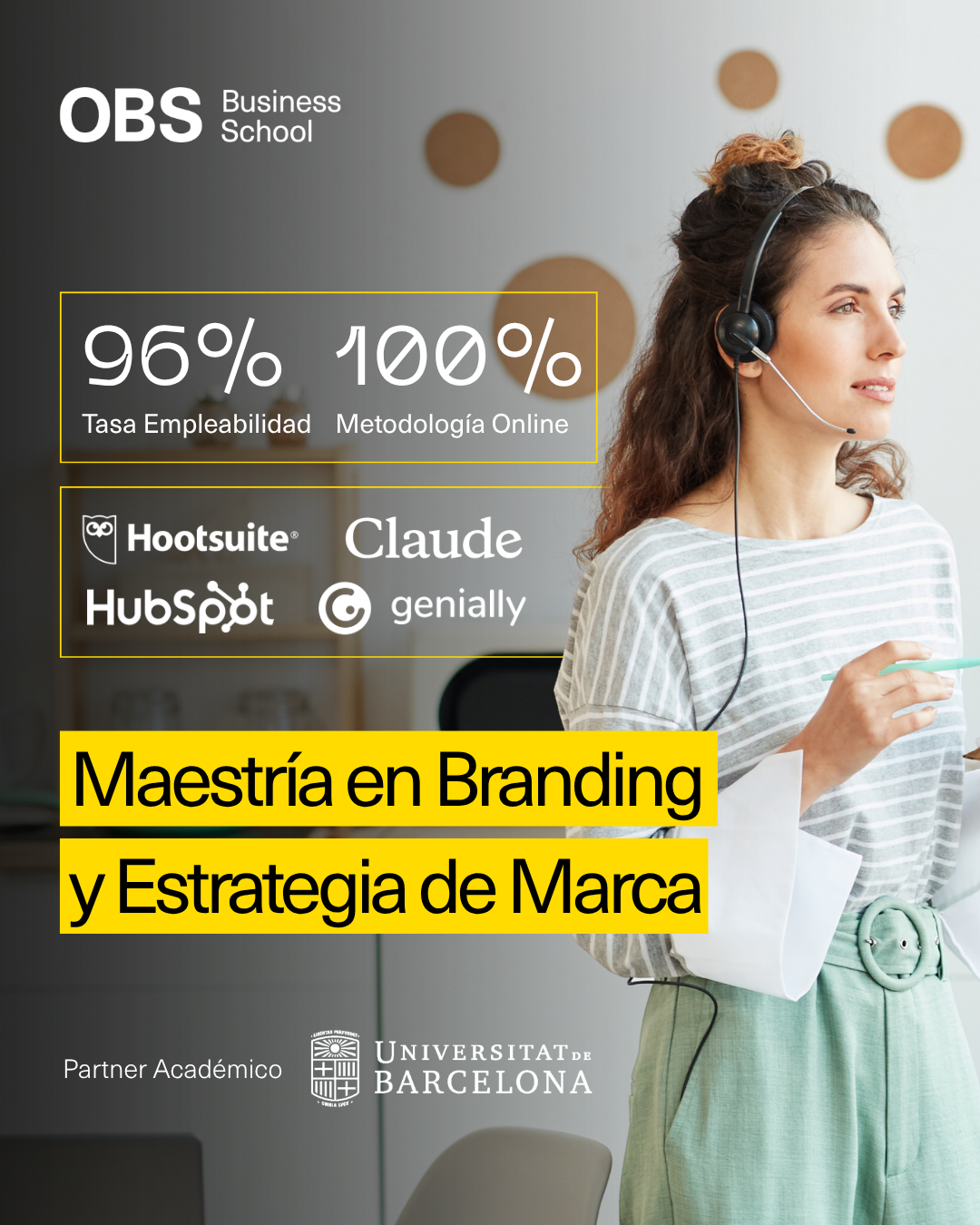 OBS Business School Facebook ad