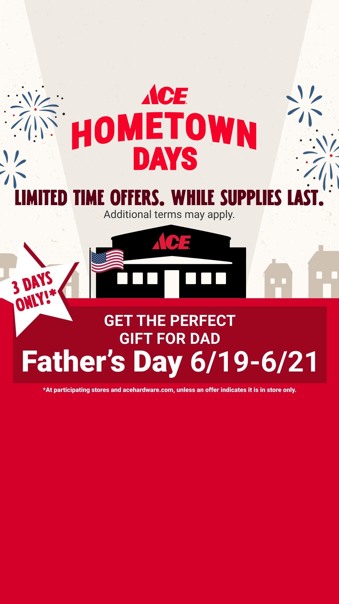 Ace Hardware Facebook ad